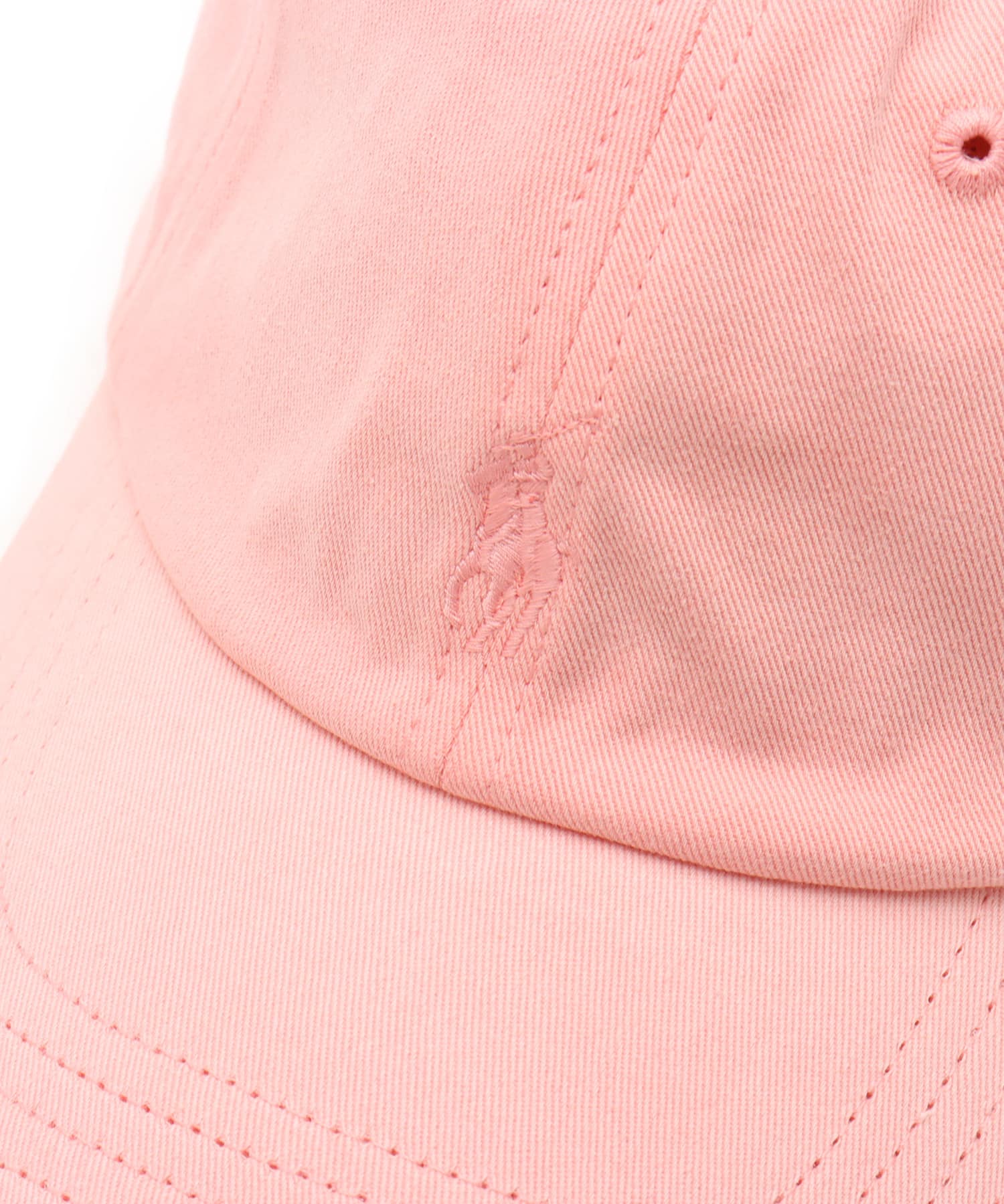 POLO RALPH LAUREN MINERAL DYED BALL CAP ROSEの画像