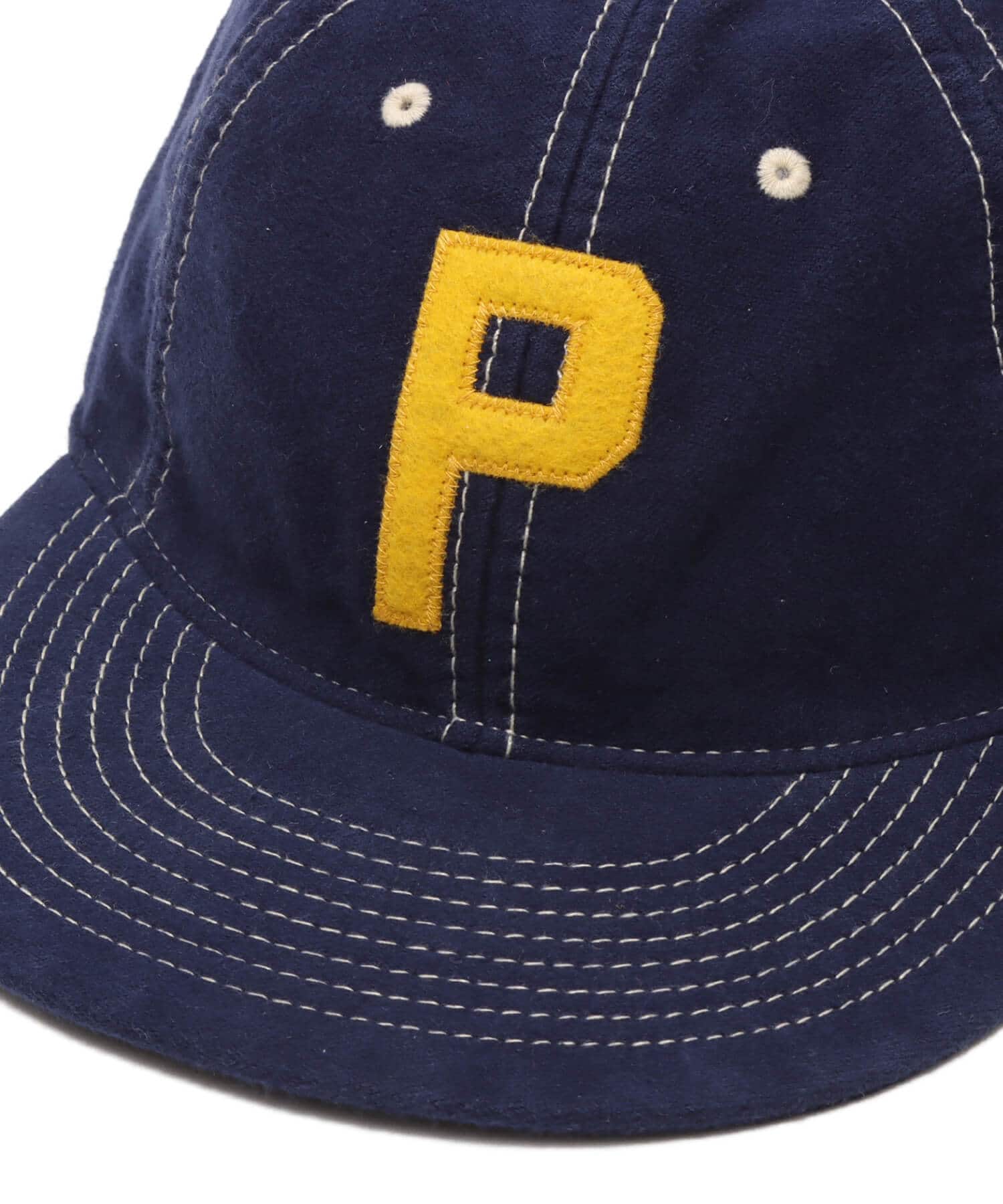 POLO RALPH LAUREN CHAMOIS ”P” AUTHENTIC BASEBALL CAP  NEWPORT NAVYの画像