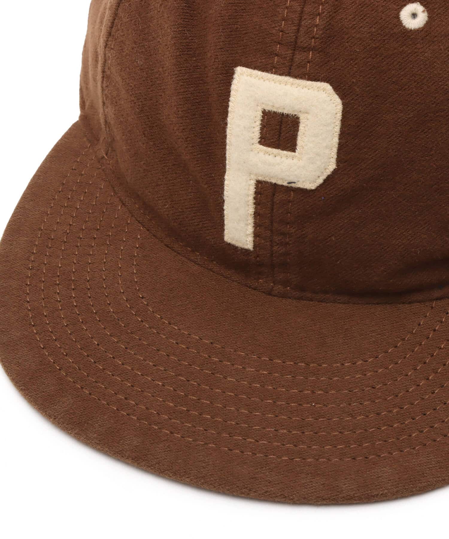POLO RALPH LAUREN CHAMOIS ”P” AUTHENTIC BASEBALL CAP  CHOCOLATE MOUSSEの画像