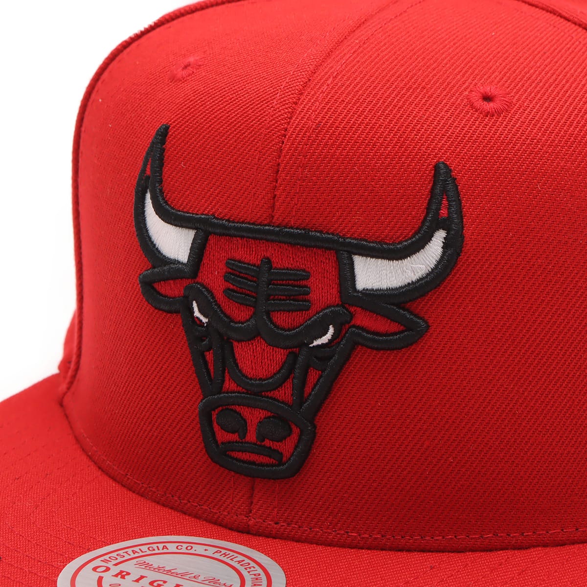 Mitchell & Ness Team Ground 2.0 Snapback Bulls RED 23FW-Iの画像