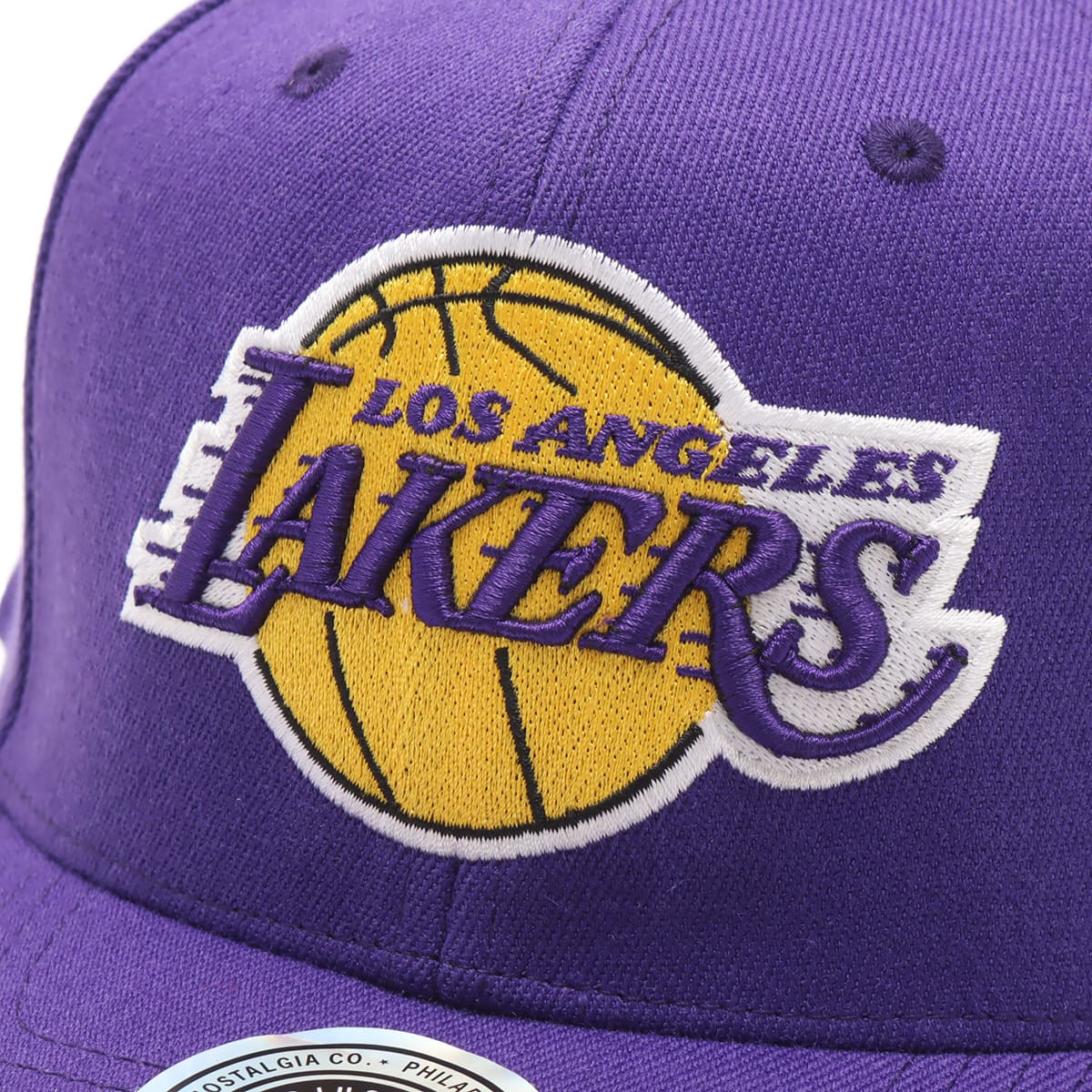 Mitchell & Ness Team Ground Stretch Snapback-LAL PURPLE 23FW-Iの画像