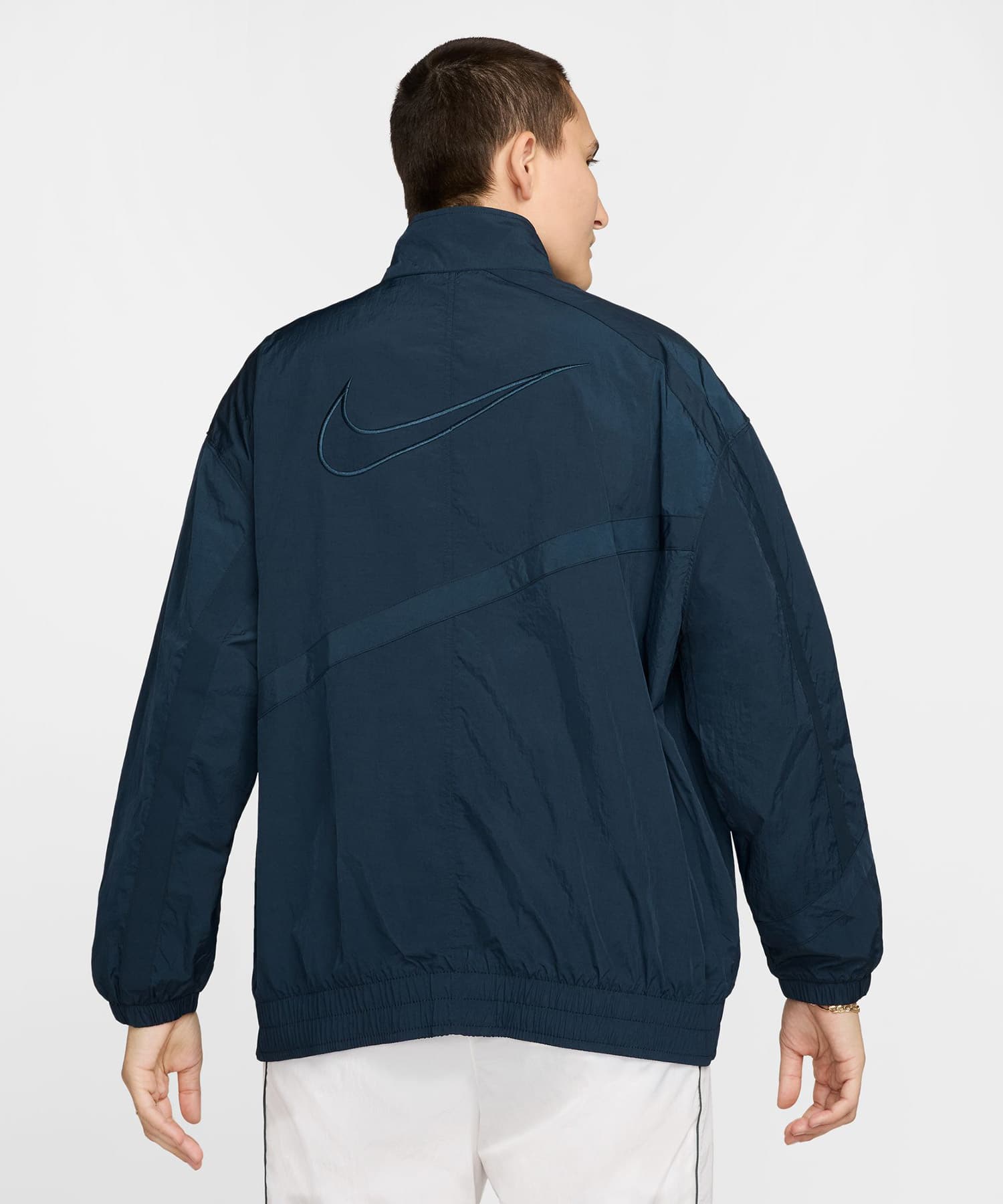 NIKE AS W NSW STREET WVN JKT ARMORY NAVY/ARMORY NAVY/ARMORY NAVYの画像