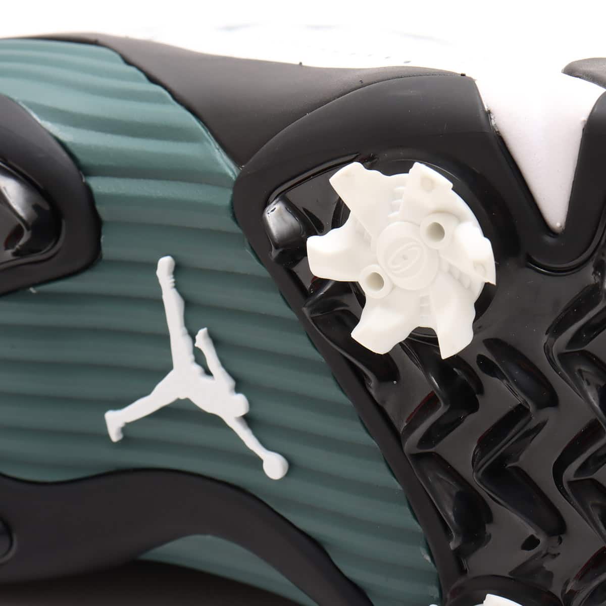 JORDAN BRAND AIR JORDAN 14 G WHITE/OXIDIZED GREEN-BLACK-GLACIER BLUEの画像