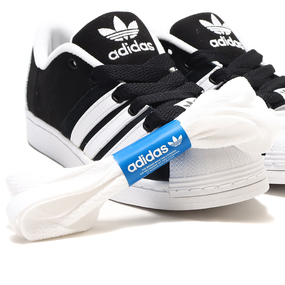 adidas SST SUPERMODIFIED CORE BLACK/FOOTWEAR WHITE/FOOTWEAR WHITE