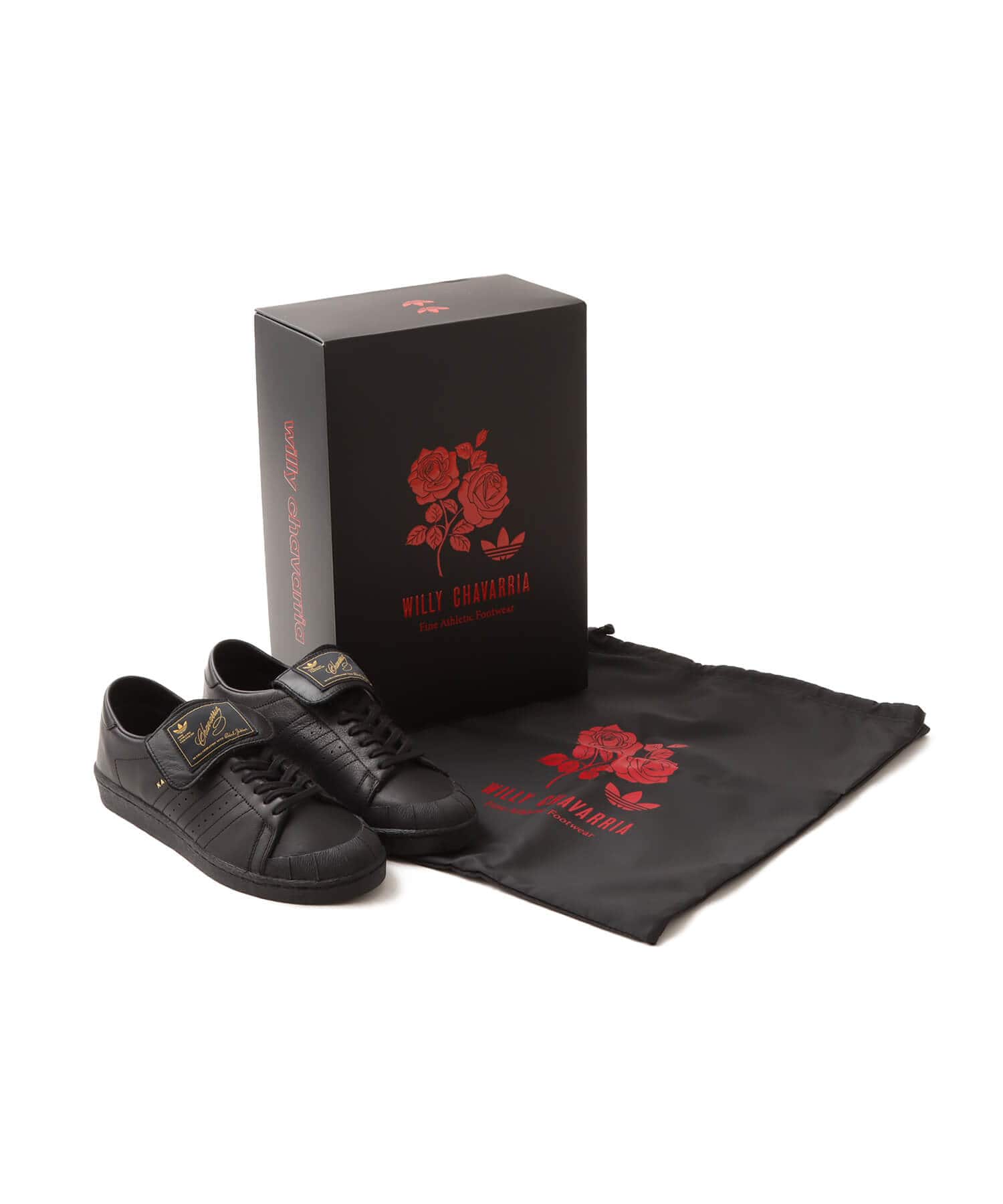 adidas CHAVARRIA JABBAR LOW CBLACK/CBLACK/GOLDMTの画像