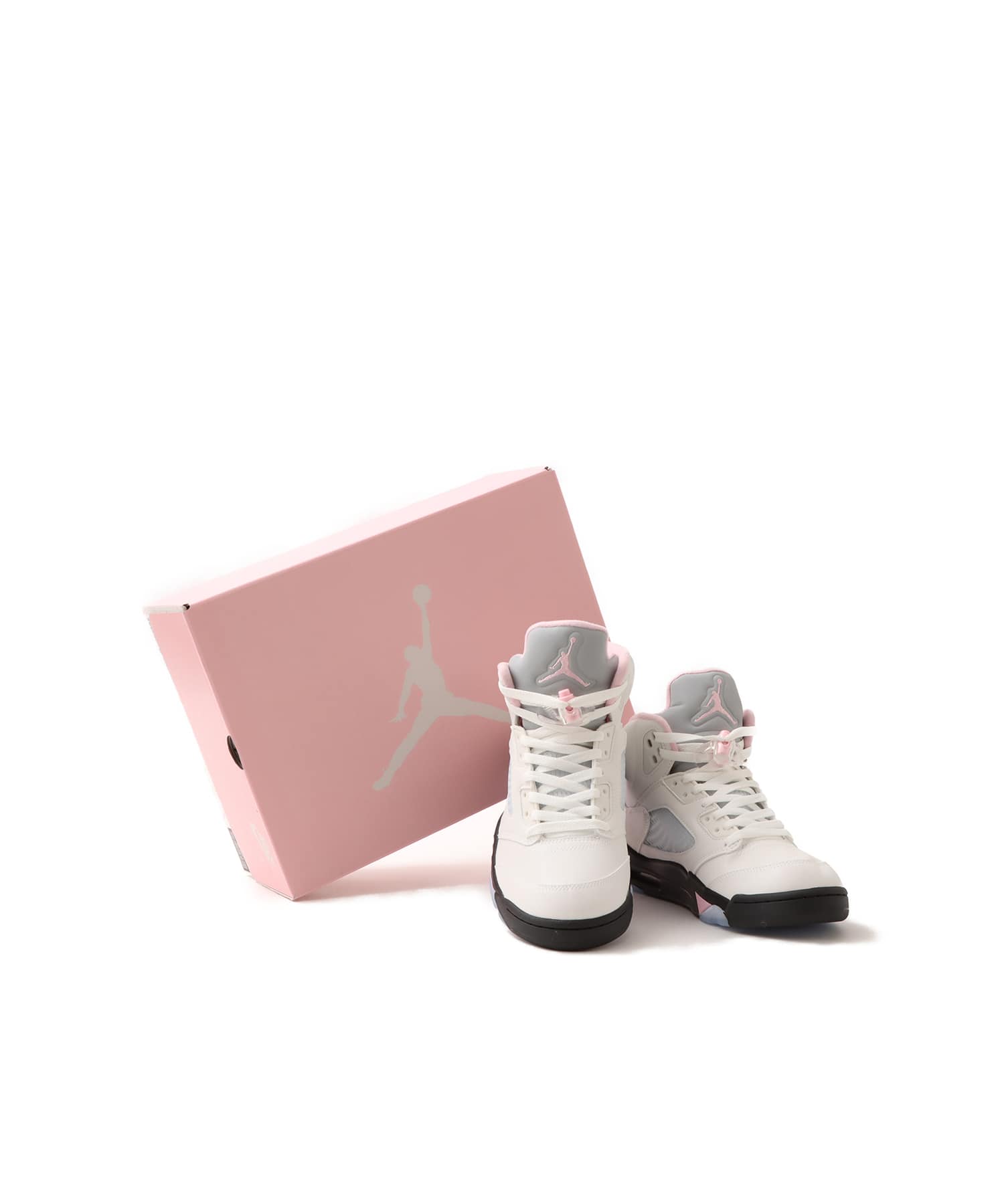 JORDAN BRAND AIR JORDAN 5 RETRO OG WHITE/MED SOFT PINK-BLACKの画像