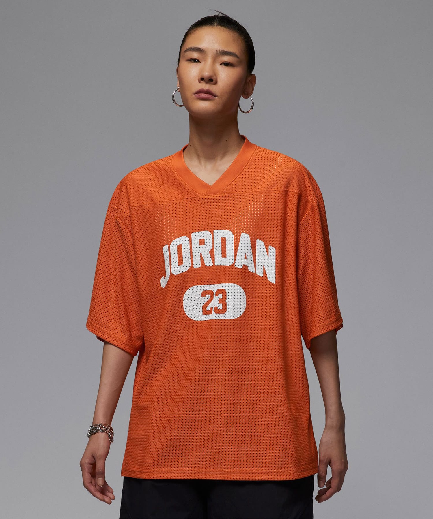 JORDAN BRAND AS W J BRK SS MESH JRSY TOP STARFISH/WHITEの画像