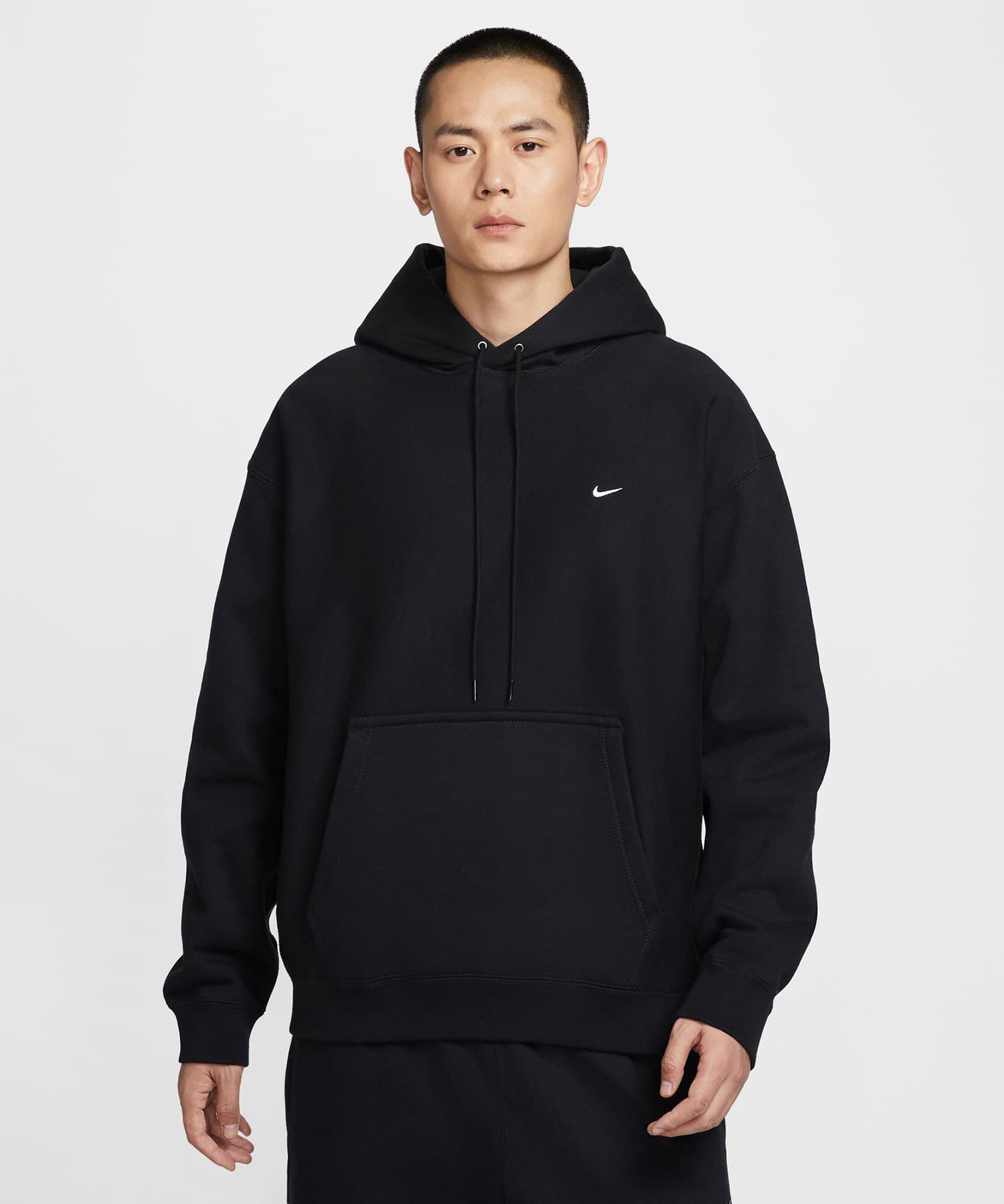 NIKE AS M NL SOLO SWSH BB PO HOODIE BLACK/BLACK/WHITEの画像