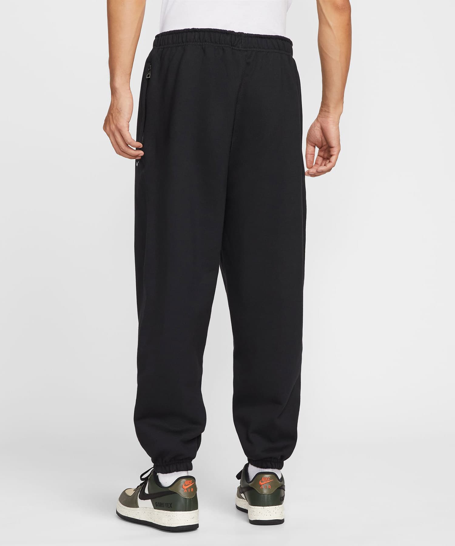 NIKE AS M NL SOLO SWSH BB CF PANT BLACK/BLACK/WHITEの画像