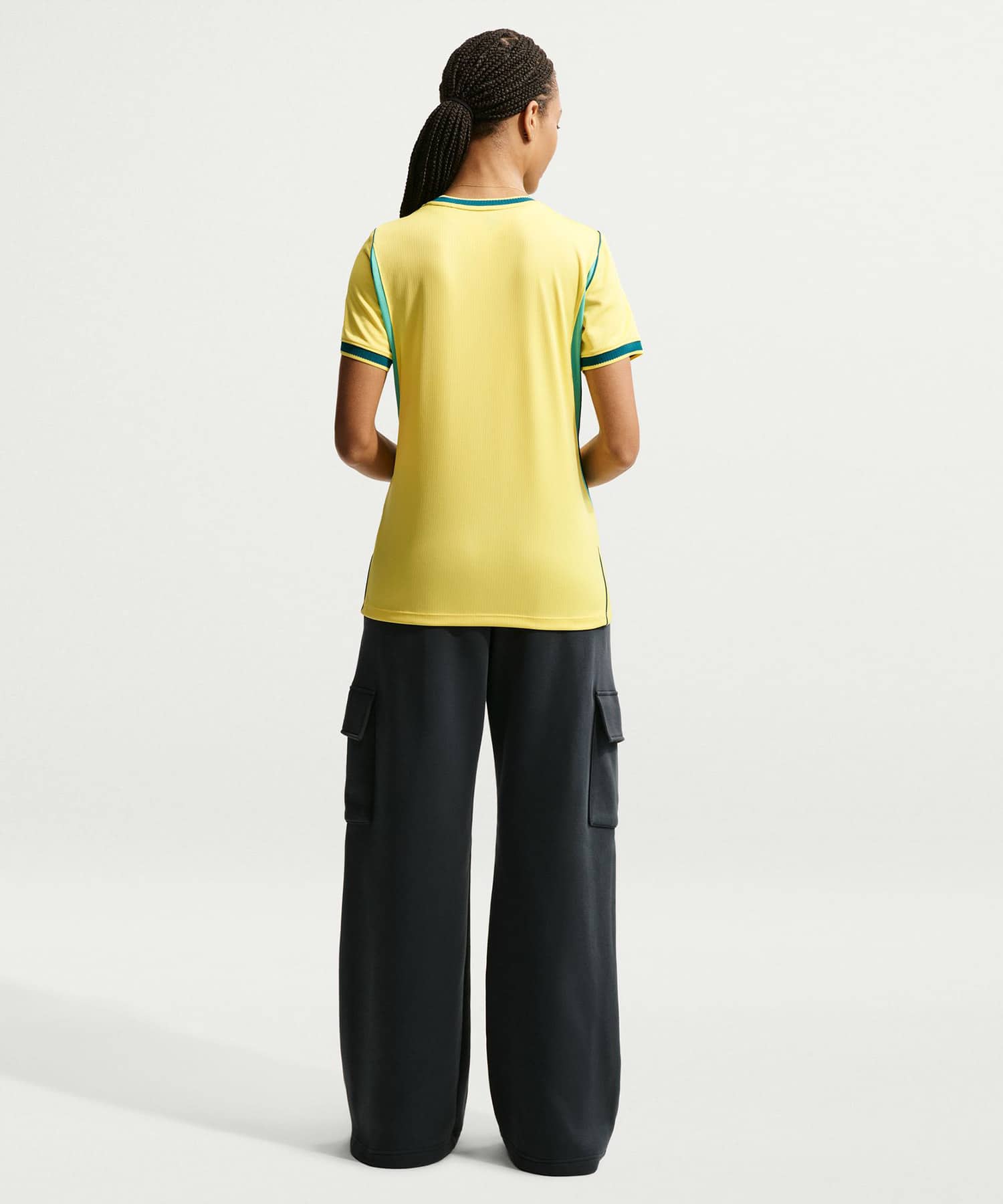 NIKE CBF W NK Dri-FIT Jersey SS Stadium Home CANARY/LIGHT MENTA/(GEODE TEAL) (NO SPON W STAR)の画像