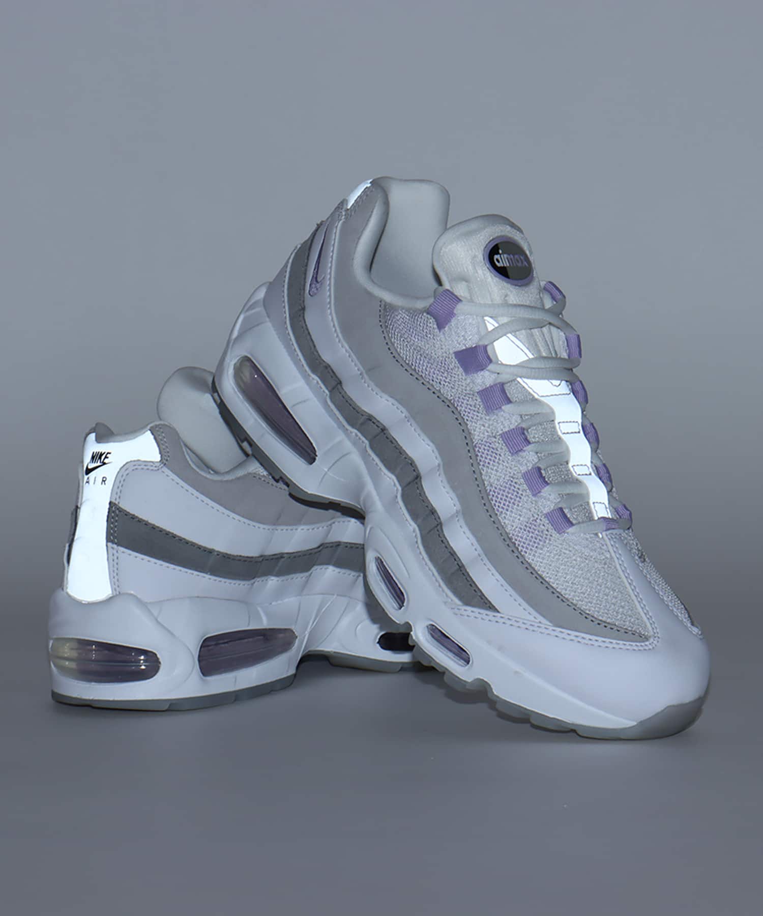 NIKE W AIR MAX 95 WHITE/HYDRANGEAS-LT GRAPHITE-PEARL GREY