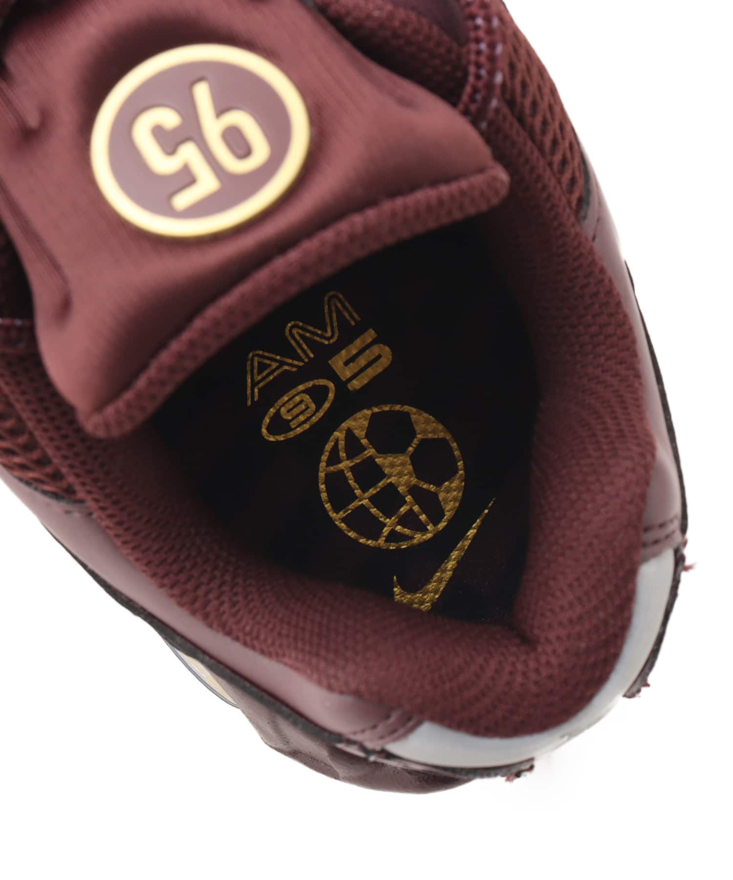NIKE AIR MAX 95 BIG BUBBLE SE BURGUNDY CRUSH/METALLIC GOLD-BLACKの画像