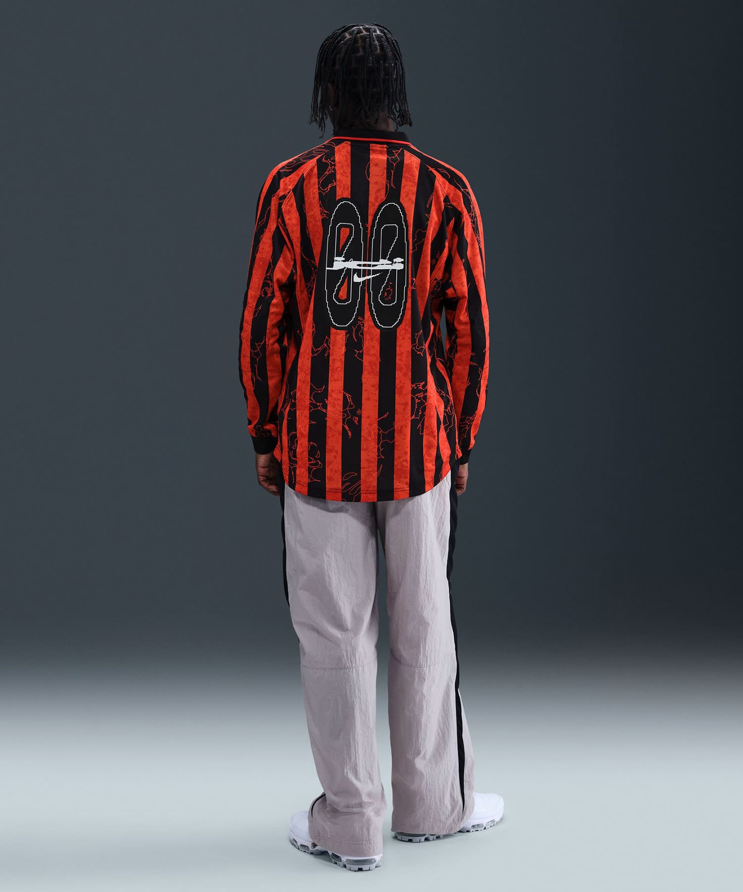 NIKE M NIKE AIR LS JERSEY VCTRY PICANTE RED/UNIVERSITY RED/BLACKの画像