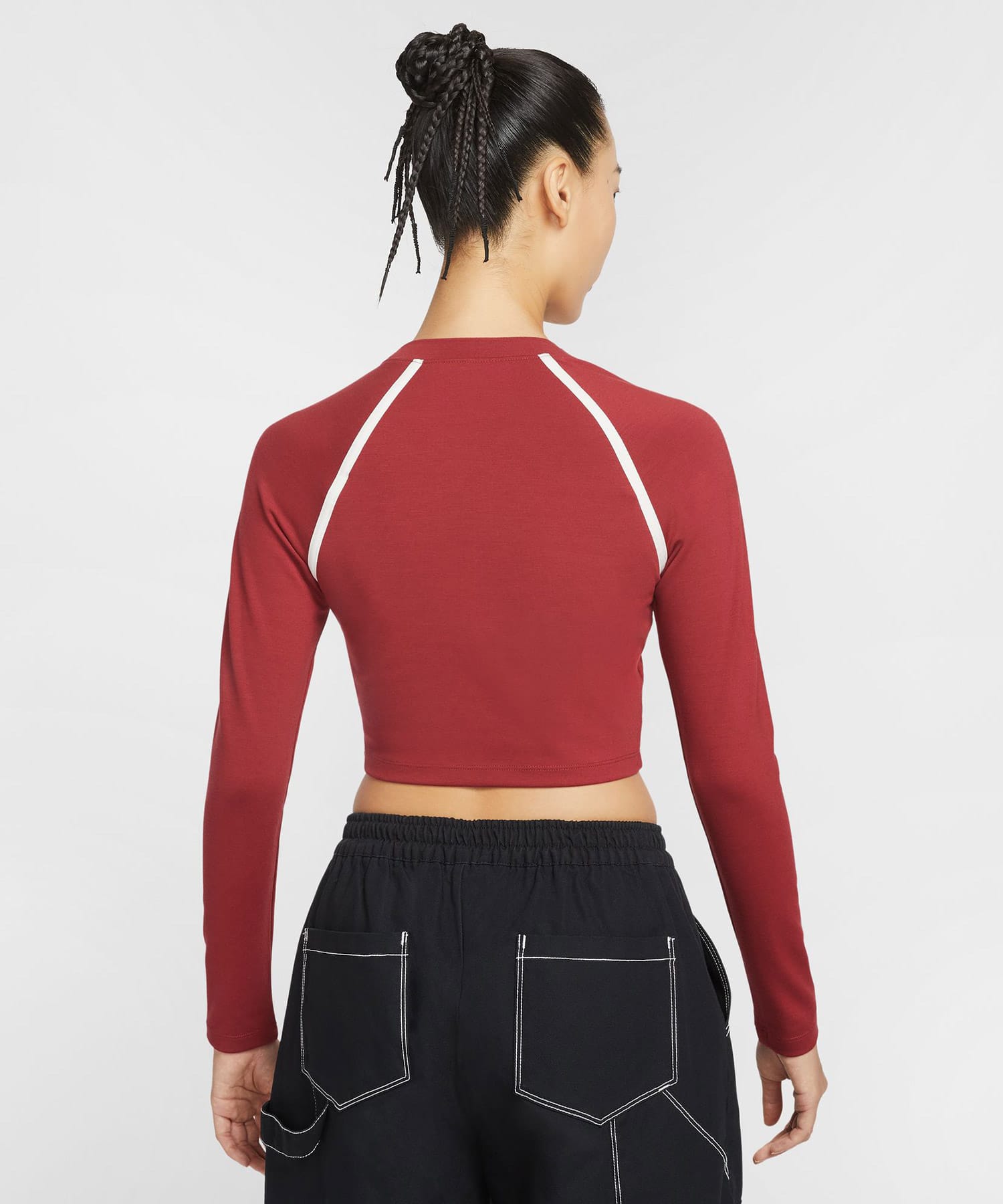 NIKE AS W NSW STREET LS BODY BOLD C REDの画像