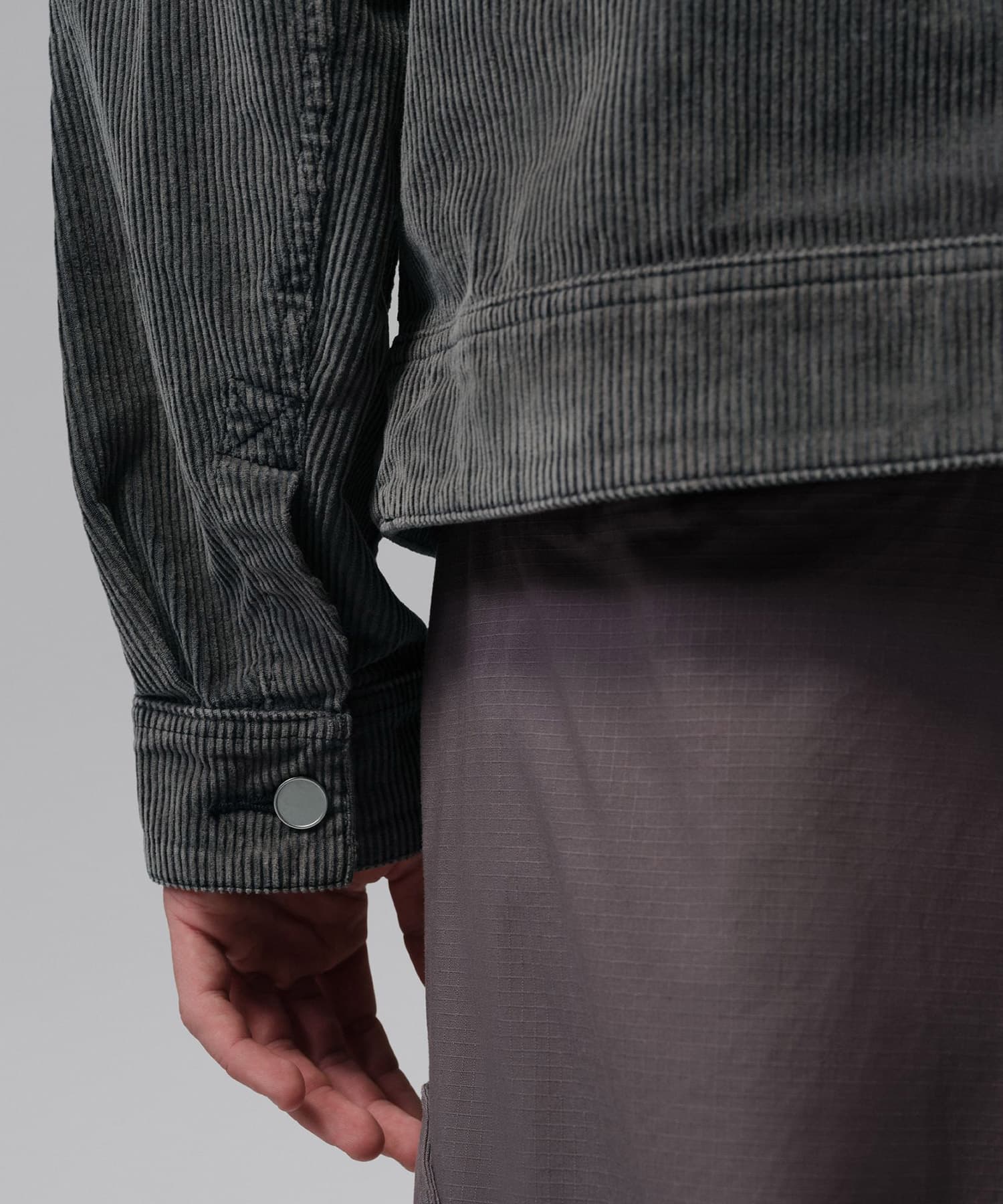 JORDAN BRAND M J FLT CORDUROY CHORE JKT BLACKの画像