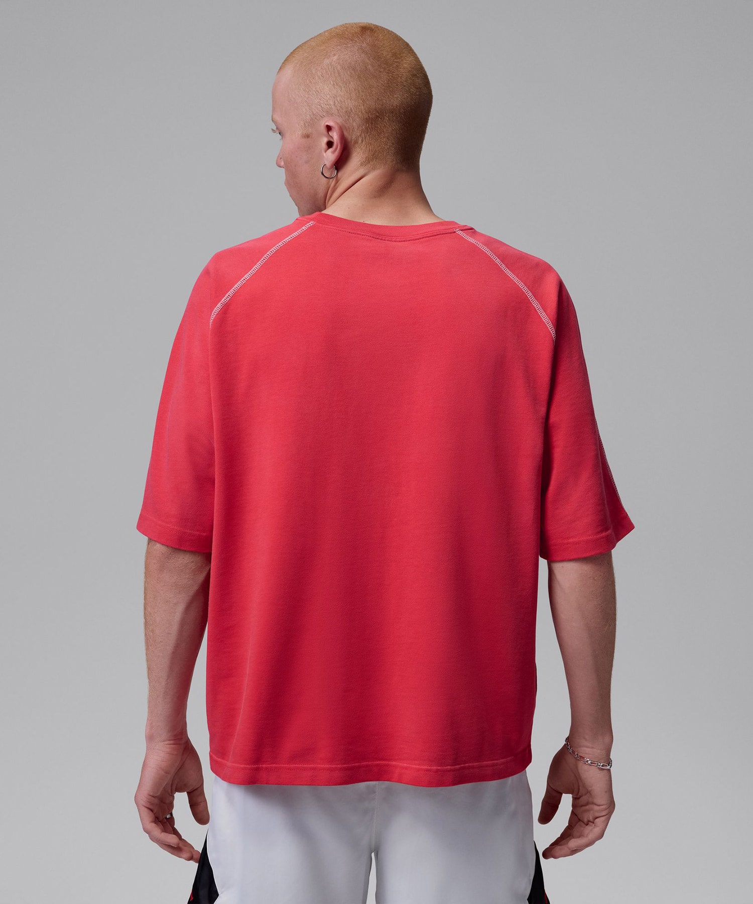 JORDAN BRAND M J FLT HVYWT SS TOP UNIVERSITY RED/SAIL/(UNIVERSITY RED)の画像