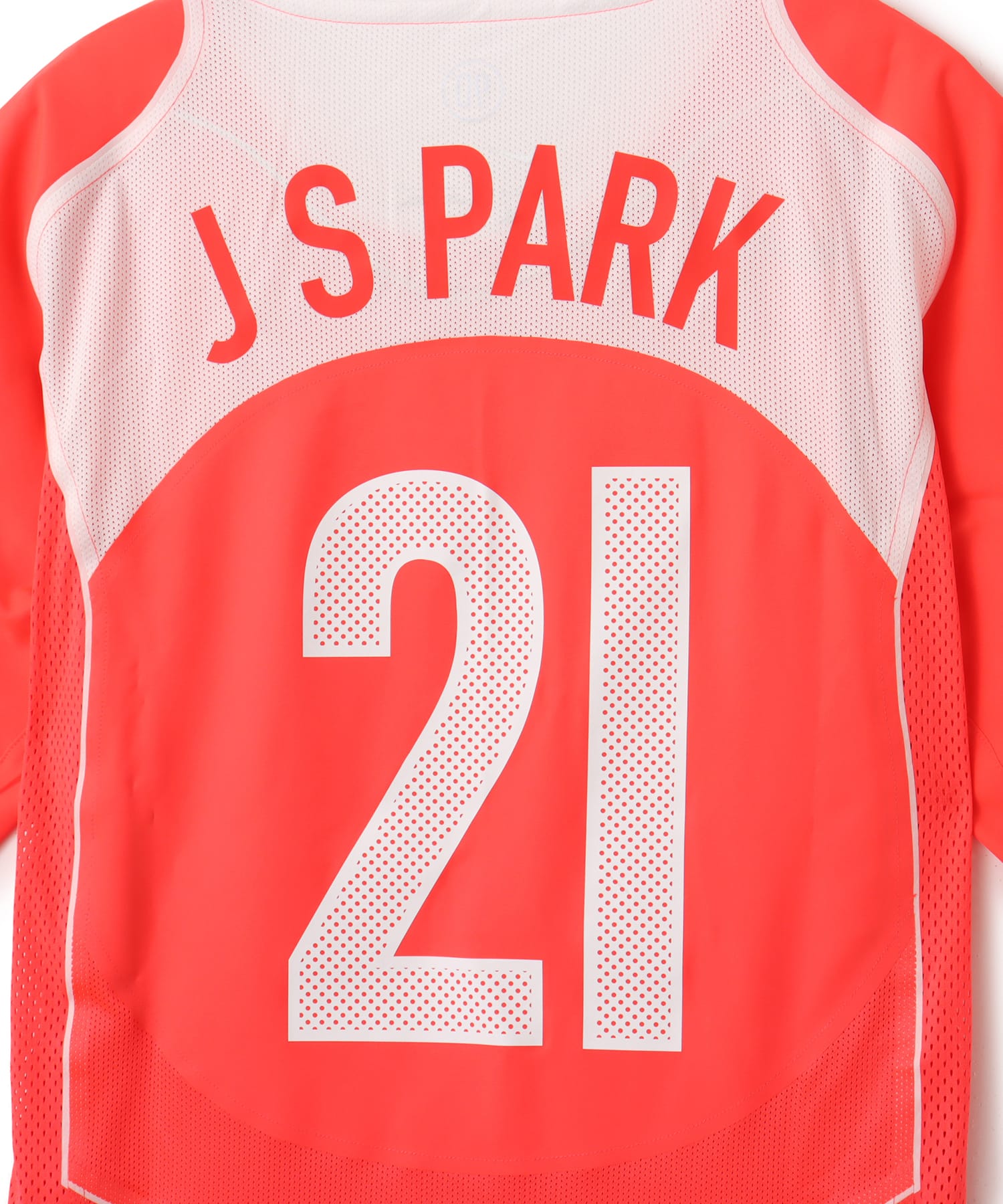 NIKE Park Ji-sung KOREA 2004 M TOTAL 90 REISSUE SS JERSEY N&N LASER CRIMSON/WHITE/WHITEの画像
