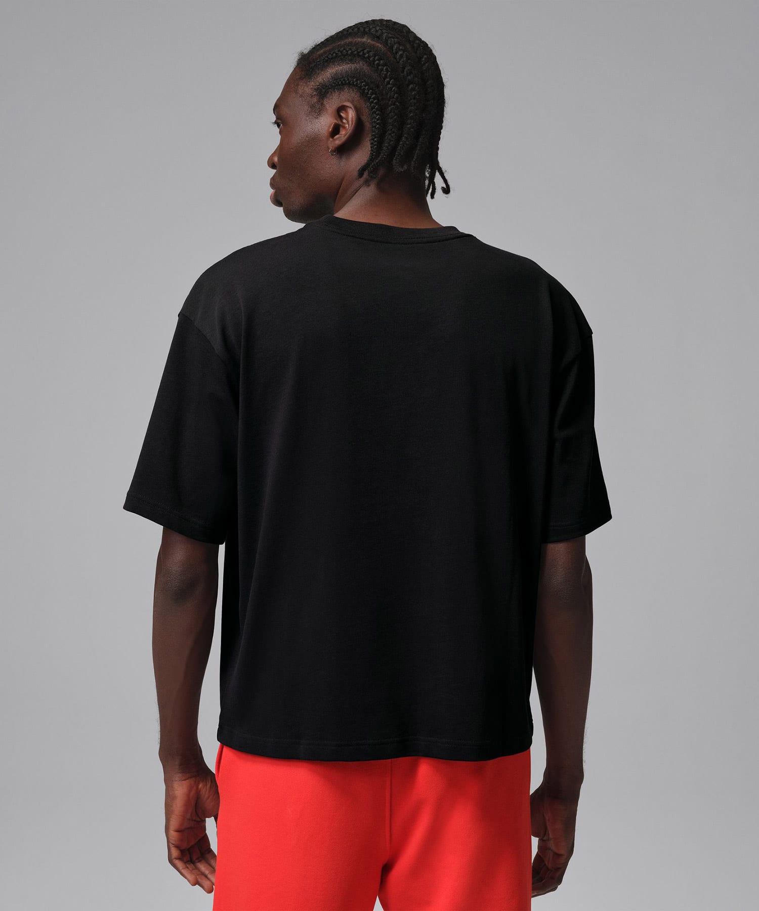 JORDAN BRAND M J FLT ESS BXY GFX SS CREW BLACKの画像