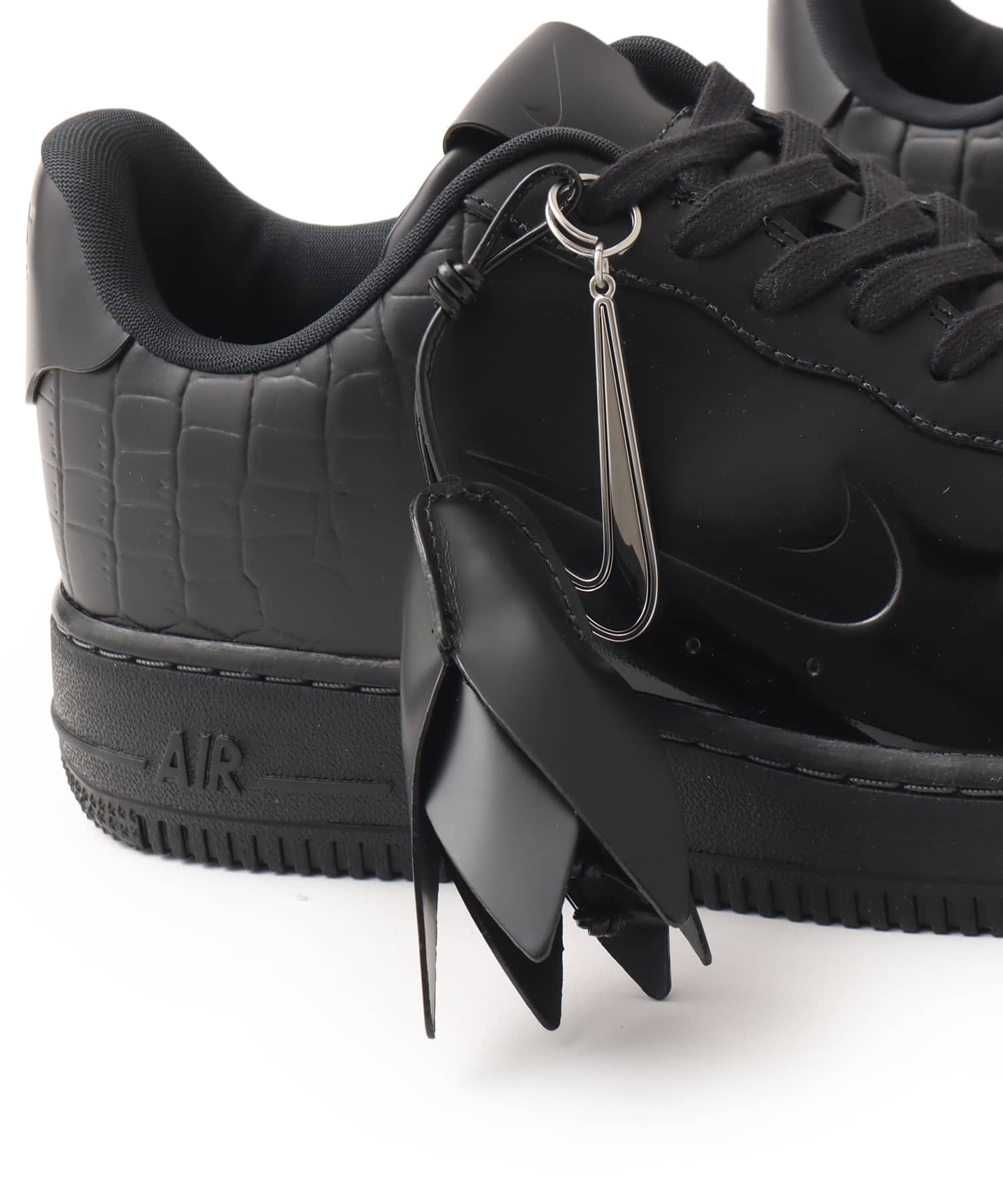 NIKE W AIR FORCE 1 MIT SP1 BLACK/BLACK-IRON GREY-SAILの画像