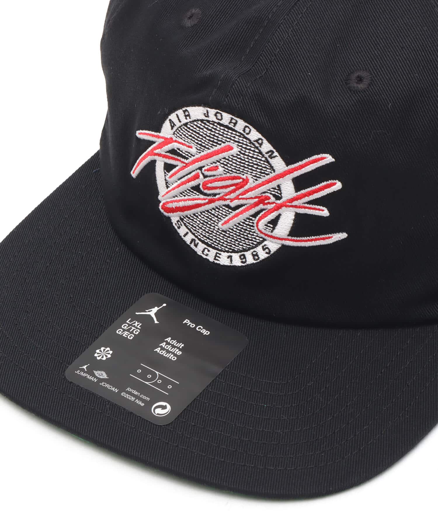 JORDAN BRAND U J PRO CAP US FB DC 5PNL FLT BLACKの画像