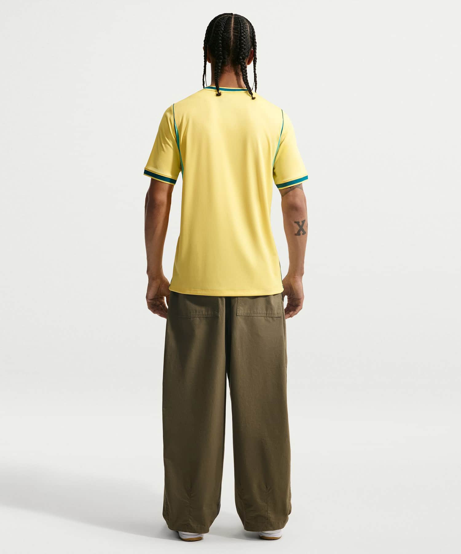 NIKE CBF M NK Dri-FIT Jersey SS Stadium Home CANARY/LIGHT MENTA/(GEODE TEAL) (NO SPONSOR)の画像