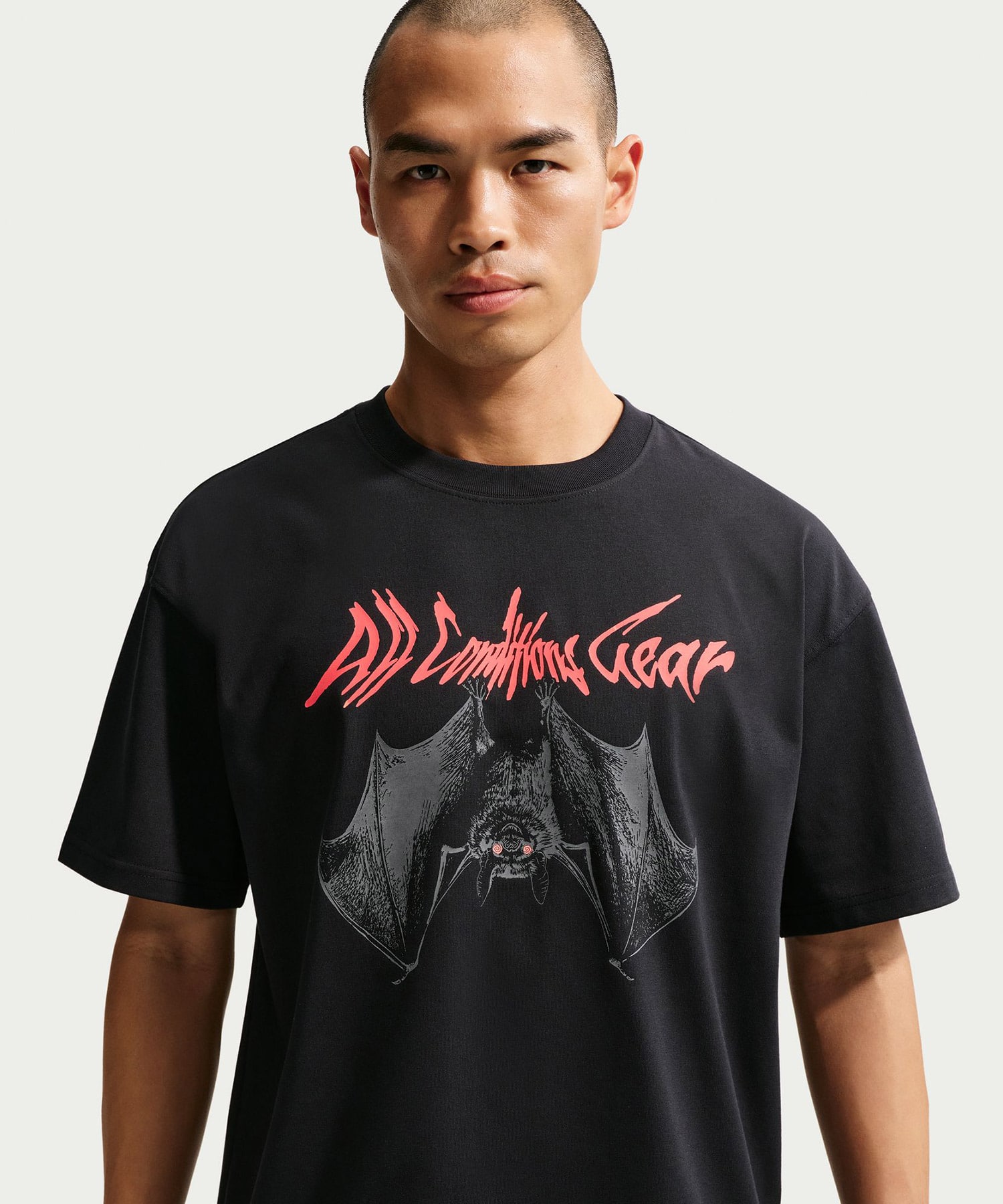 NIKE AS M ACG DF TEE LSE CAMP BATS BLACKの画像