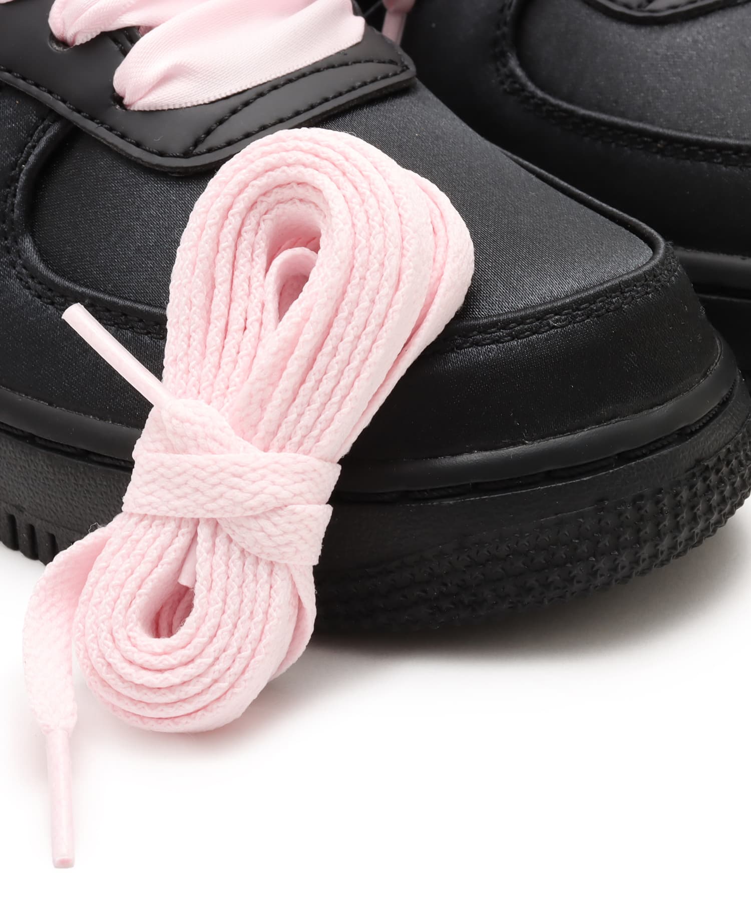 NIKE WMNS AIR FORCE 1 '07 LV8 BLACK/BLACK-PINK ICE（ナイキ