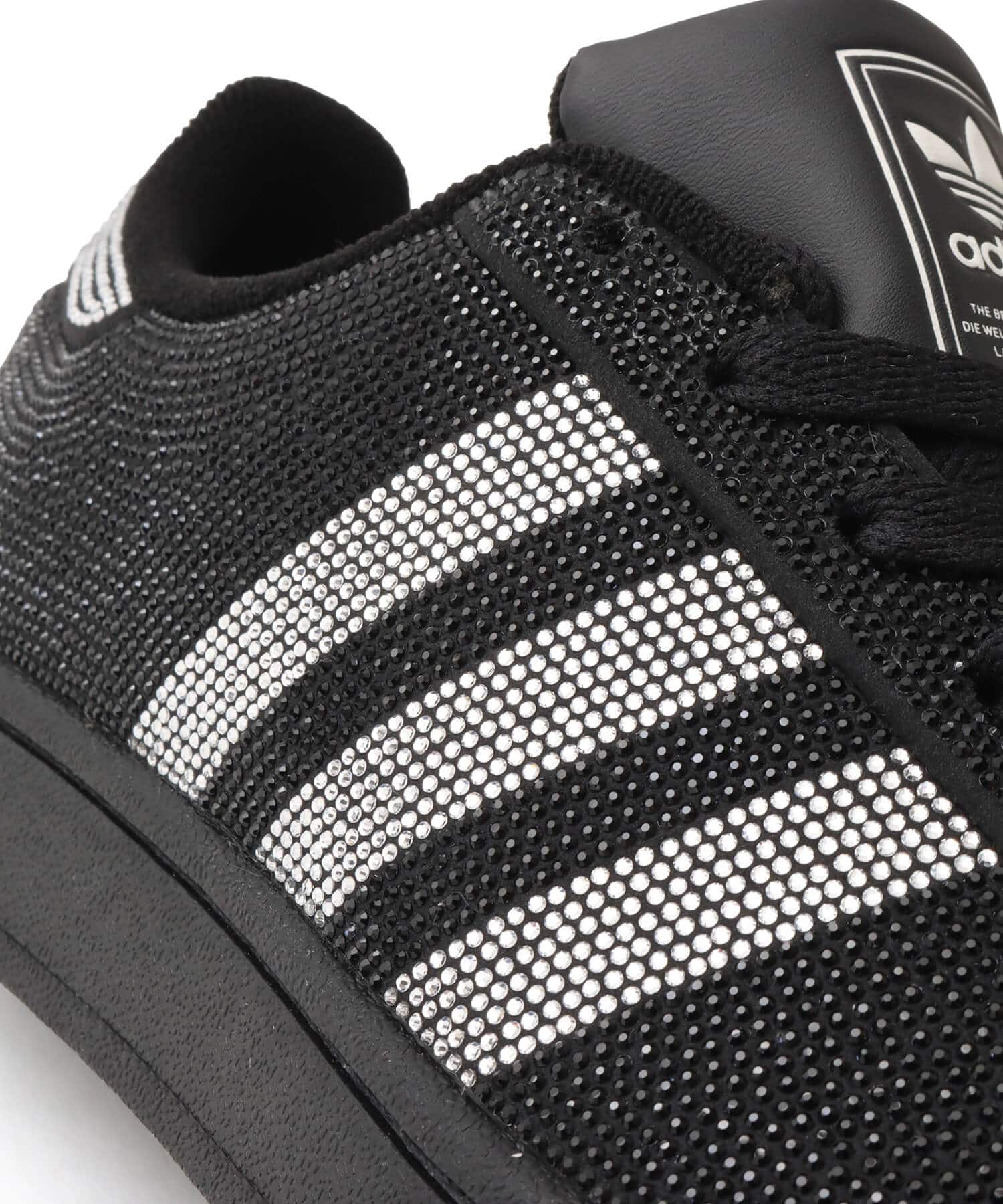 adidas SUPERSTAR II W CBLACK/SILVMT/OWHITEの画像