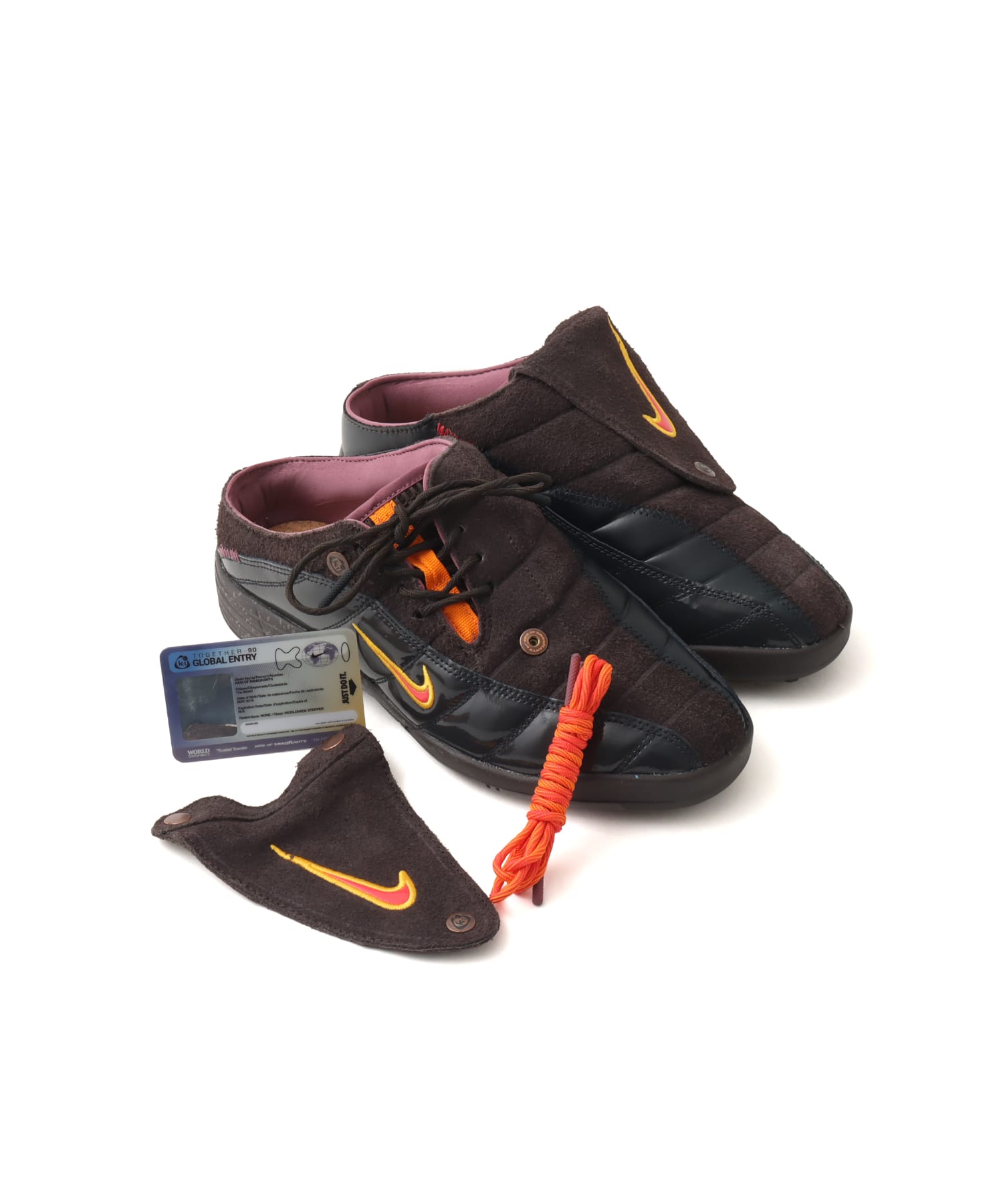 NIKE T90 MULE SP VELVET BROWN/UNIVERSITY GOLDの画像