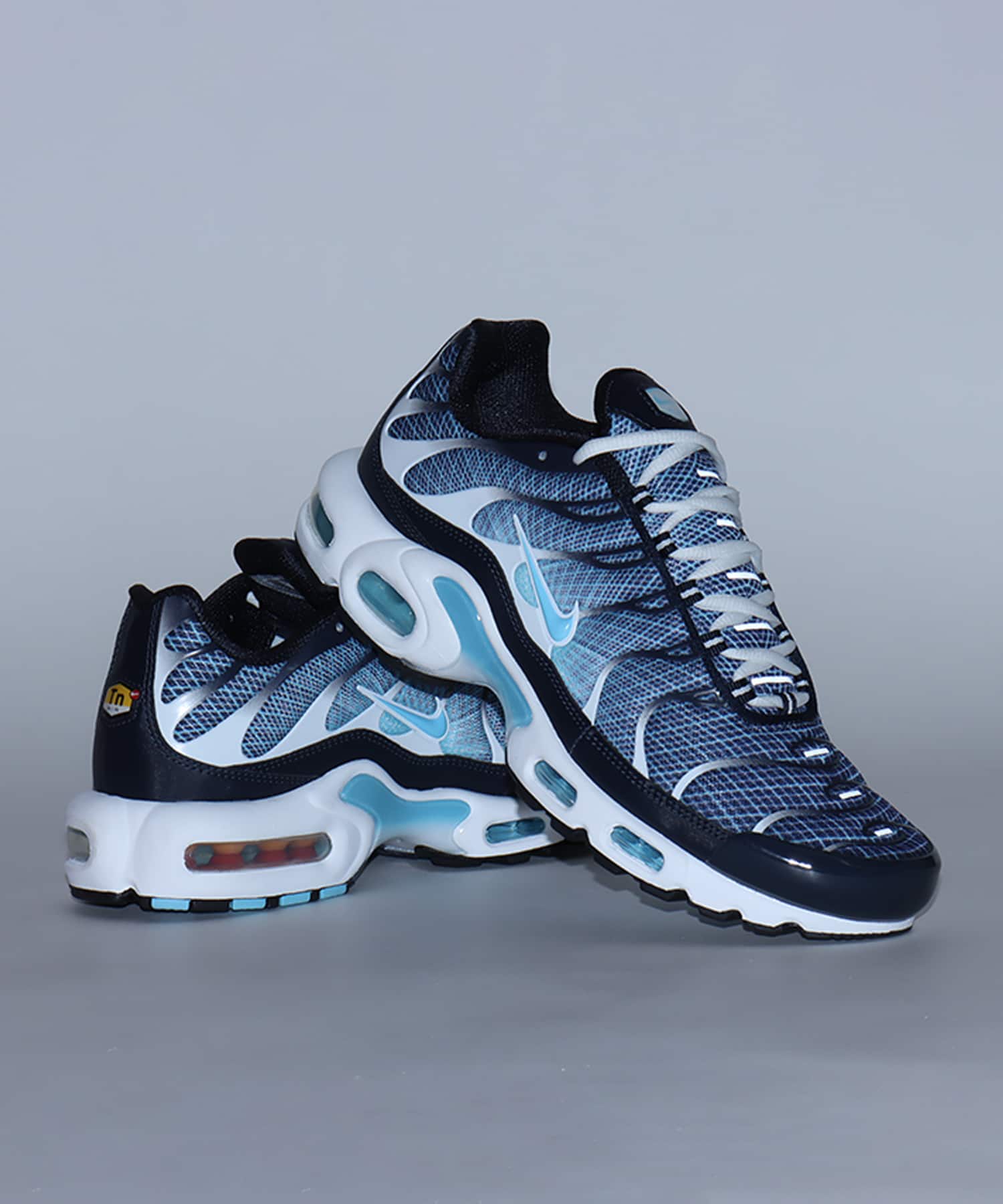 NIKE AIR MAX PLUS DARK OBSIDIAN/BLUE CHILL-WHITE-BLACKの画像