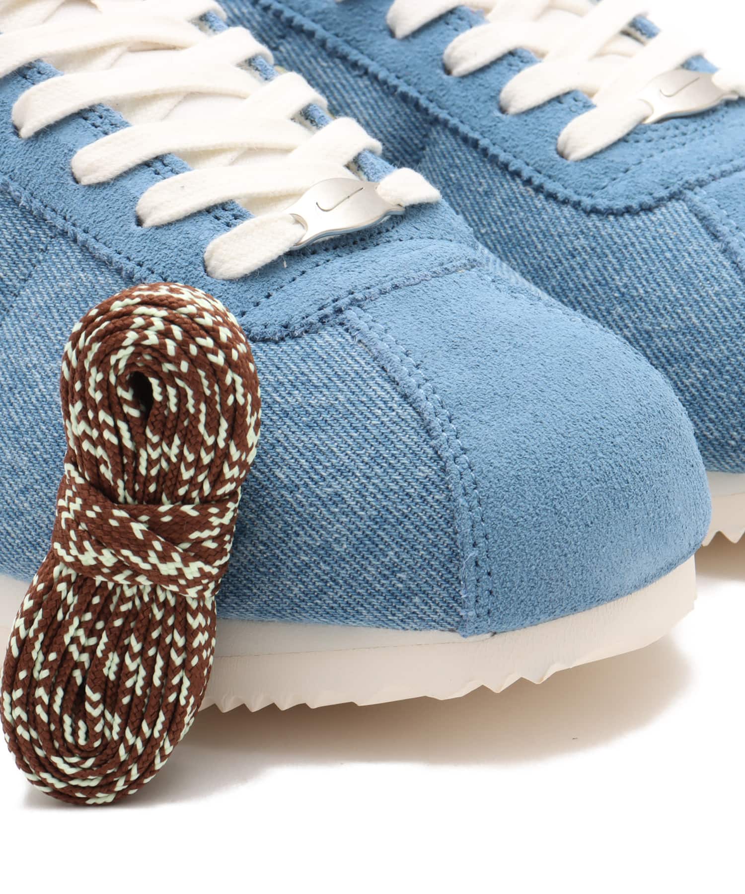 NIKE W CORTEZ SE SMOKEY BLUE/OLIVE AURA-AEGEAN STORMの画像