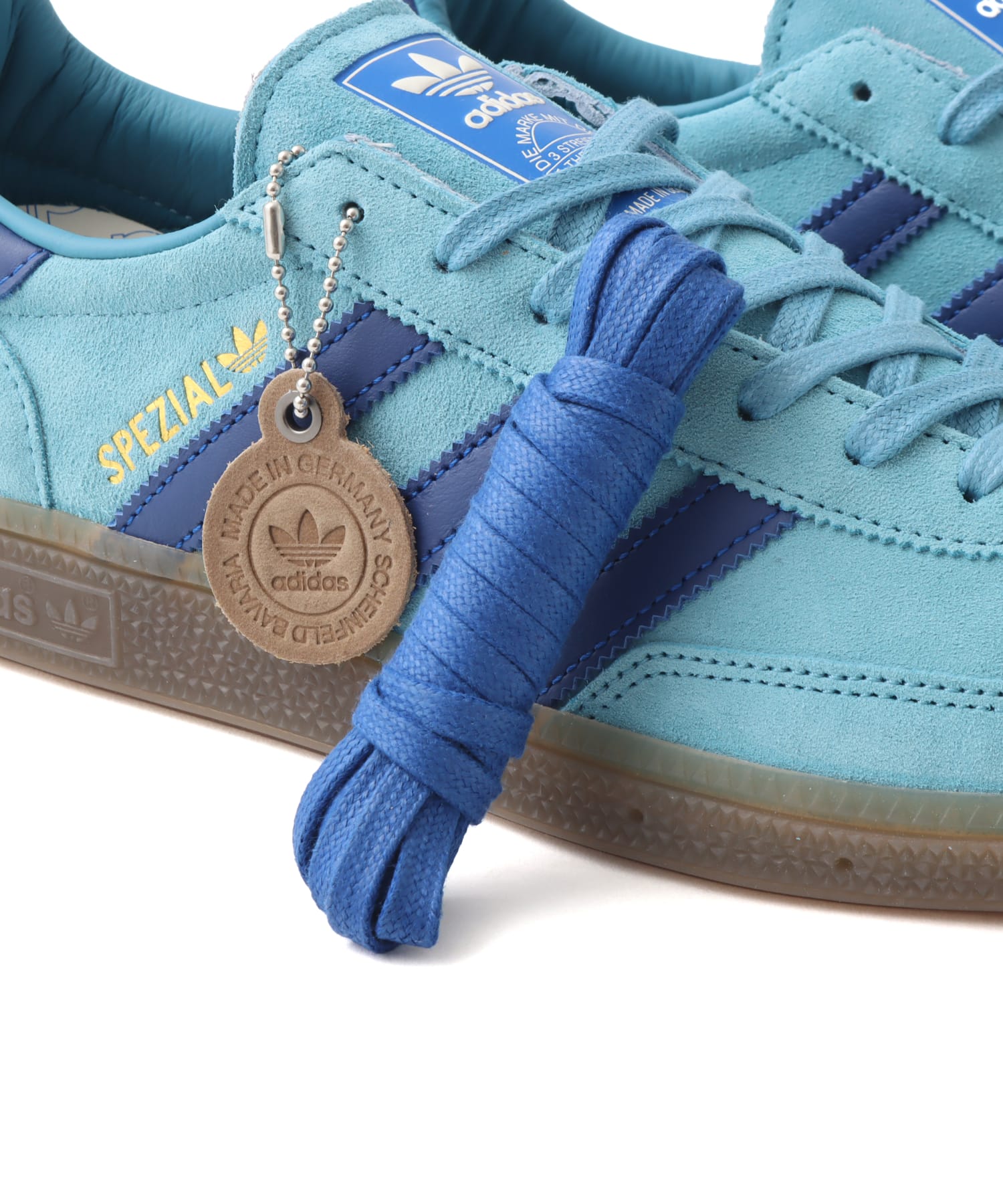 adidas HANDBALL SPEZIAL Made in Germany TACSTE/ROYBLU/GUM5の画像