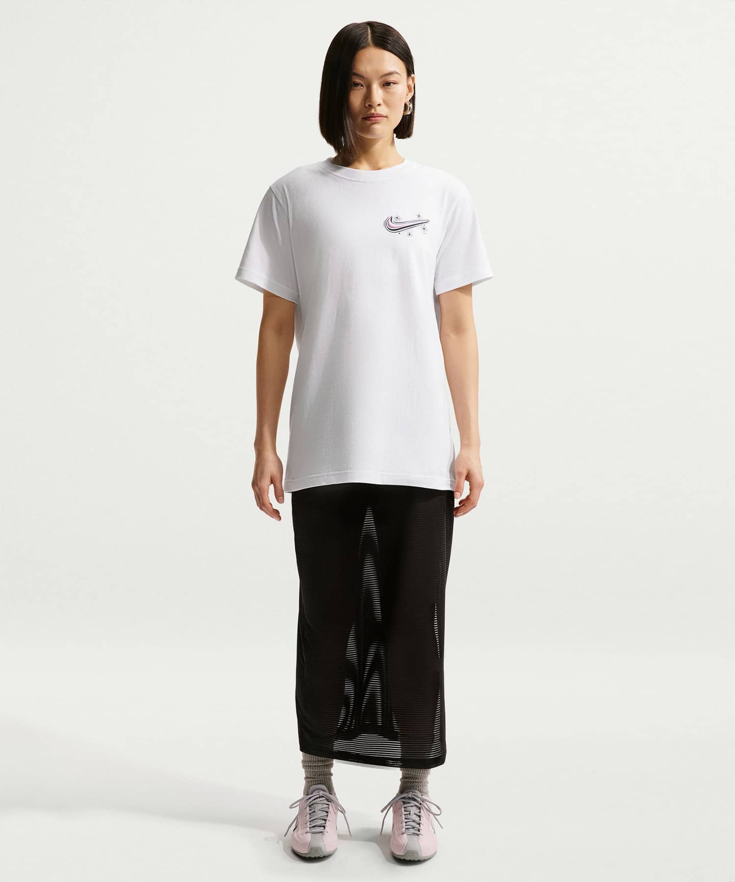 NIKE AS W NSW CLSC BF ARBRSH BTTR T WHITEの画像