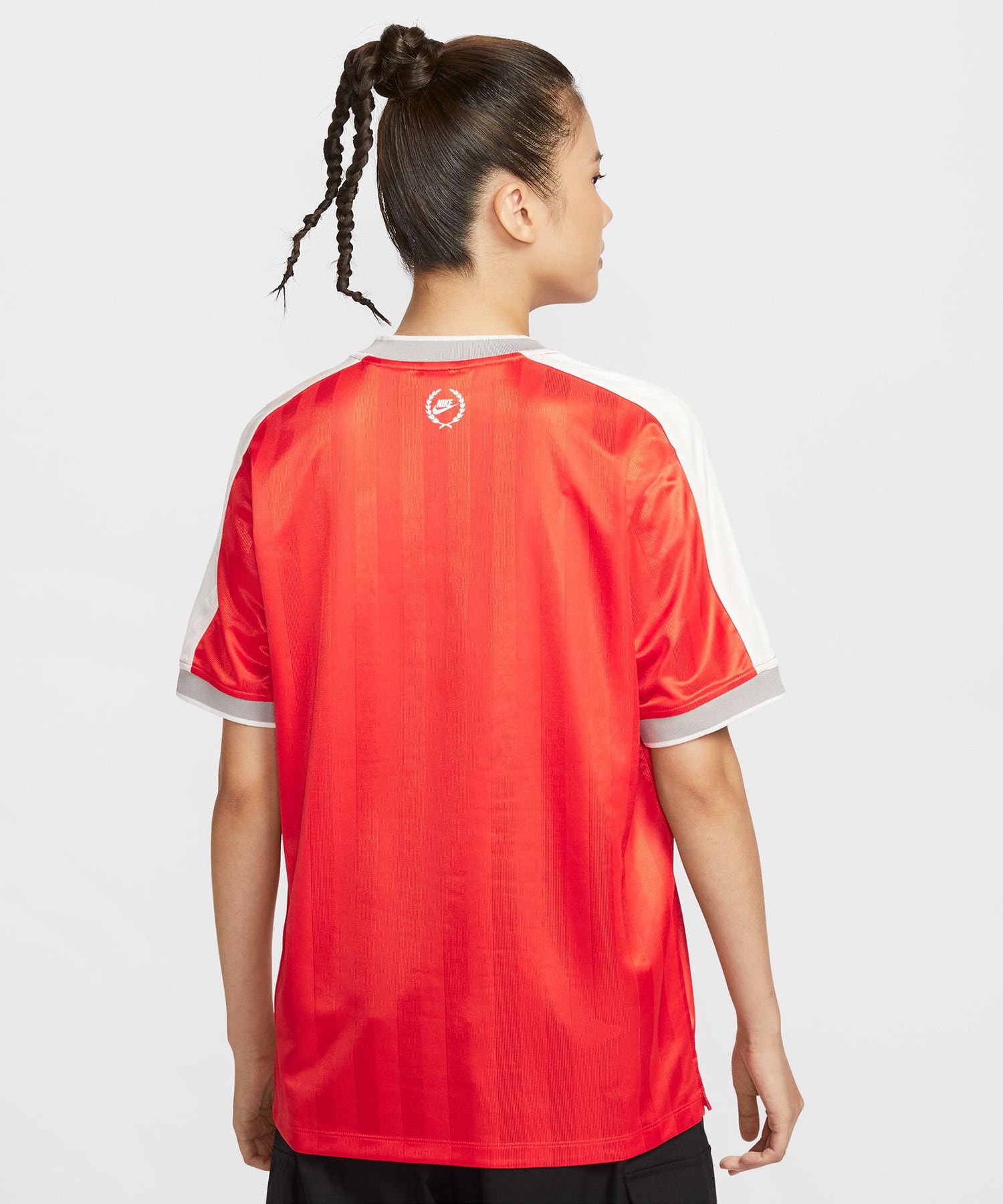 NIKE AS W NSW V NECK JERSEY PICANTE RED/SAIL/MIDNIGHT NAVY/SAILの画像