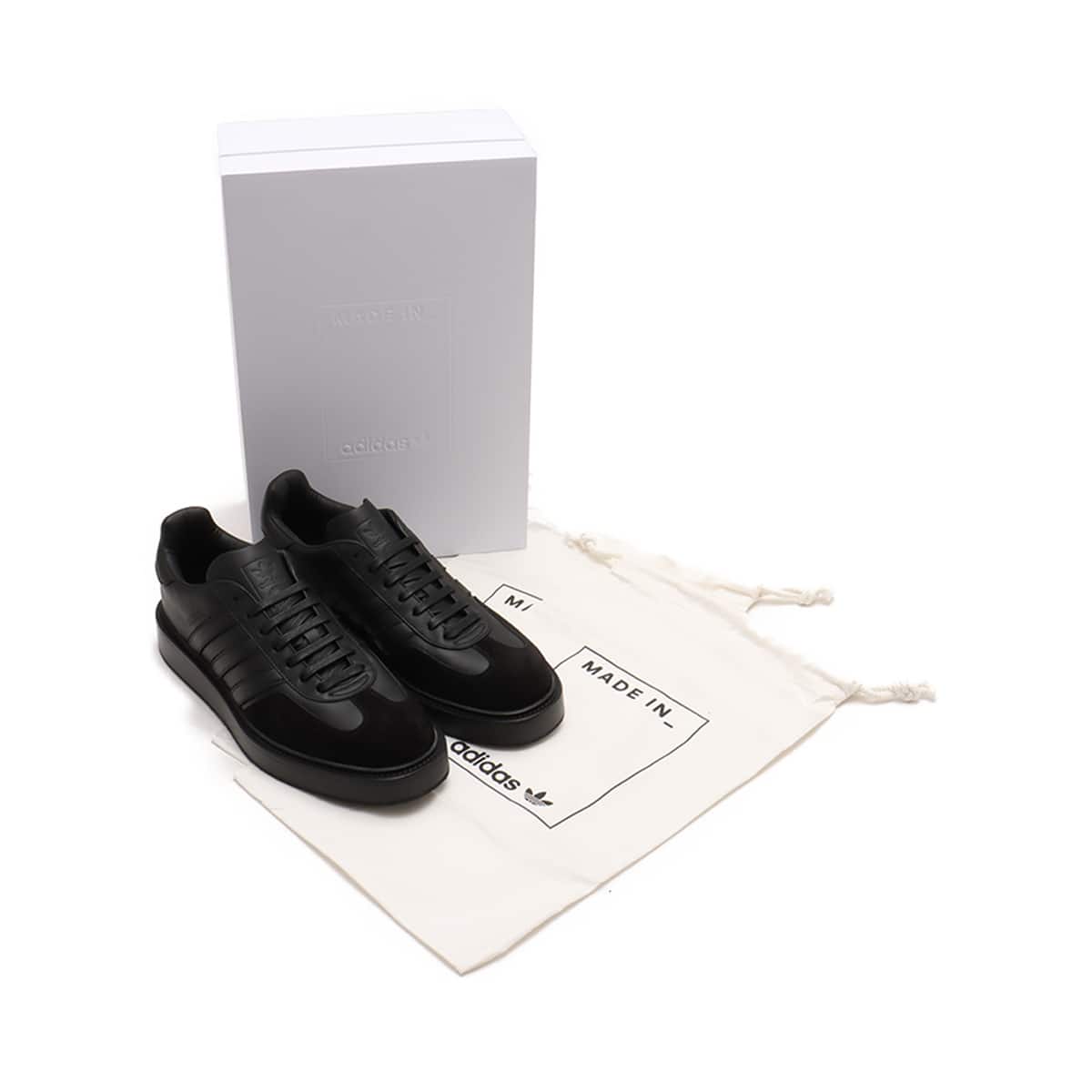 adidas GAZELLE INDOOR MADE IN ITALY CORE BLACK/CORE BLACK/CORE BLACKの画像