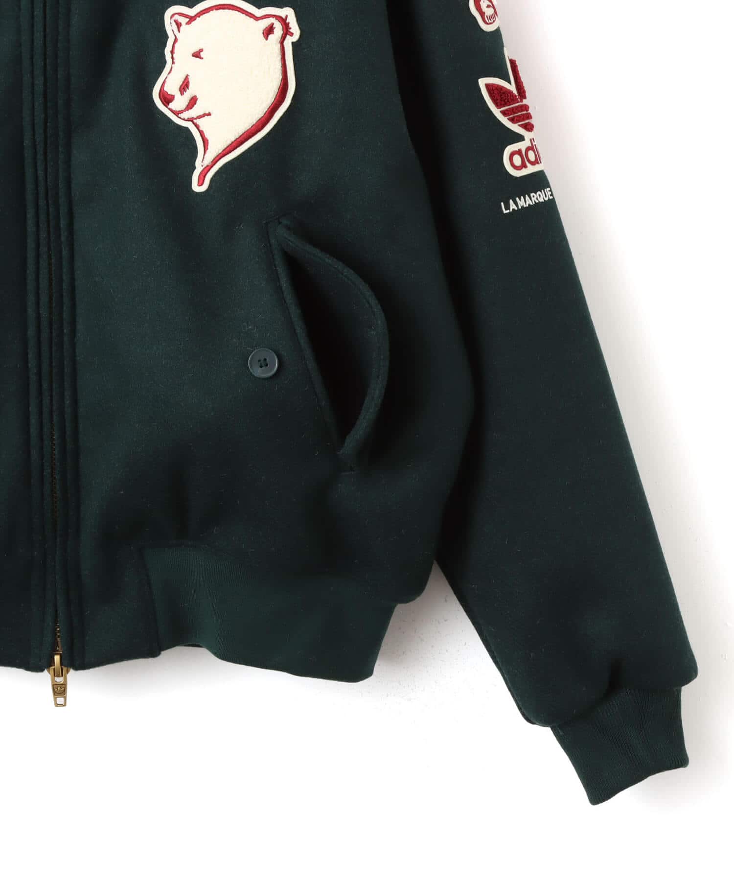 adidas CLOT WARMUP JACKET BY EDISON CHEN グリーンナイト