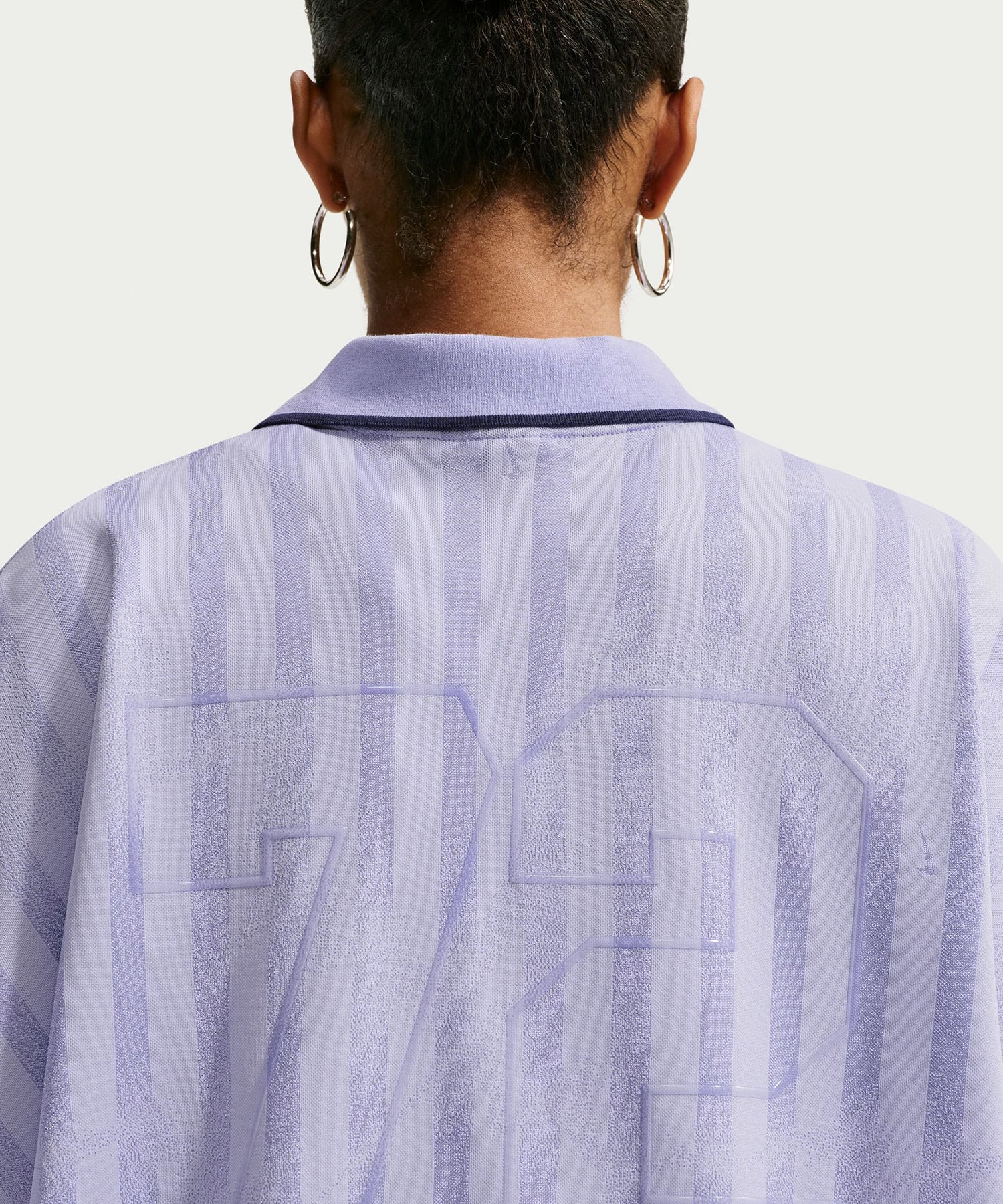 NIKE W RNWY JERSEY TOP PURPLEの画像