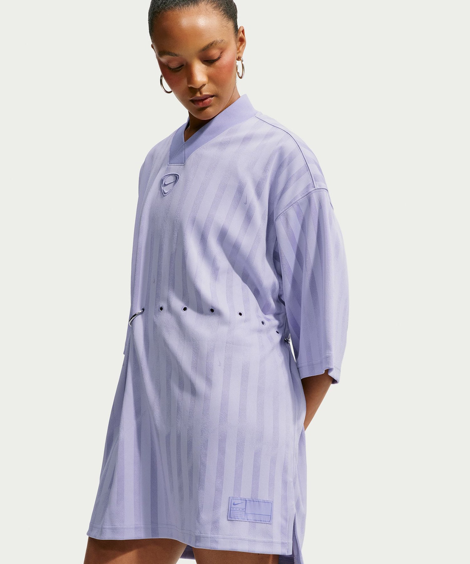 NIKE W RNWY JERSEY DRESS PURPLEの画像