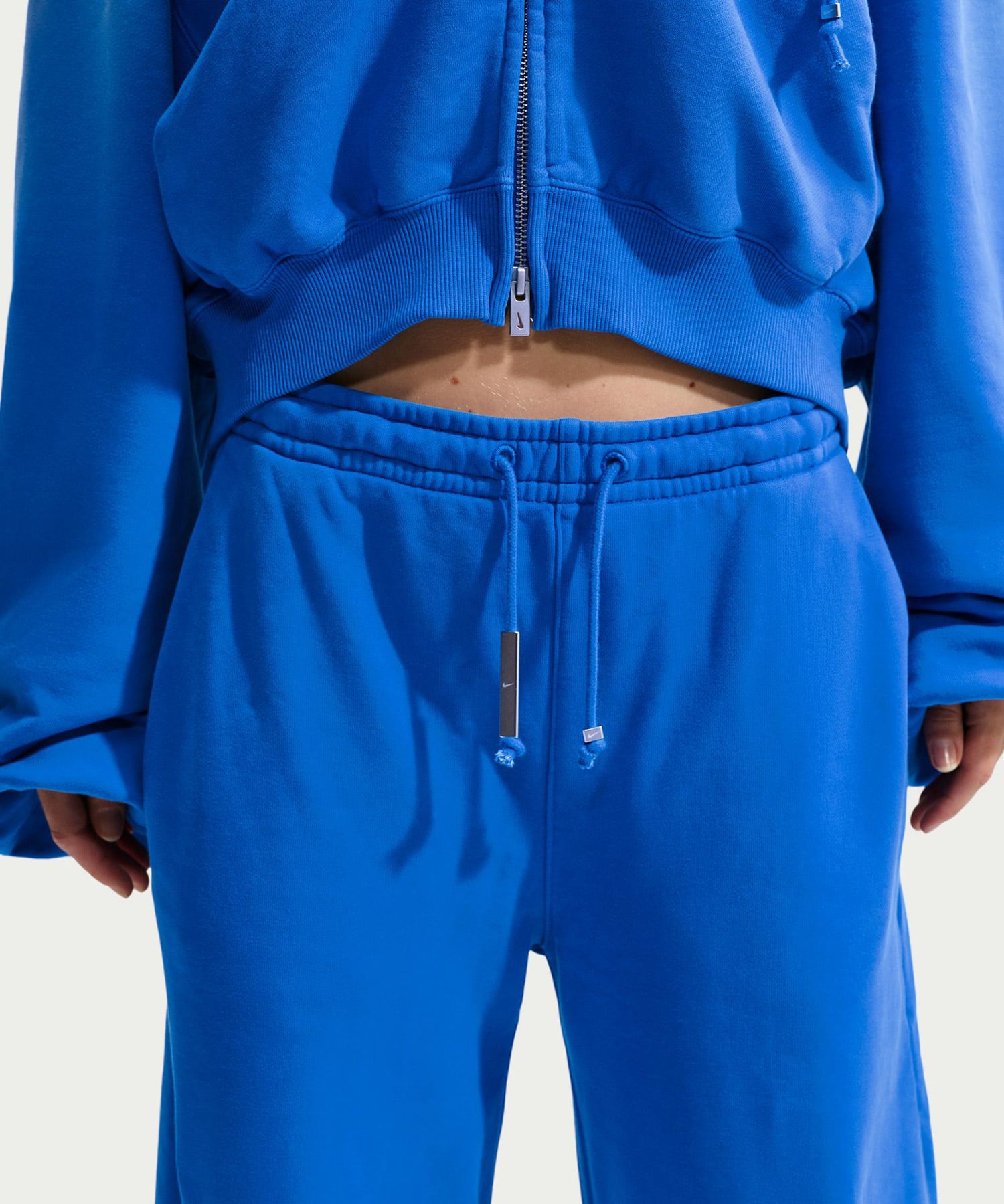 NIKE W NRG NK STUDIO FLEECE PANT BLUEの画像