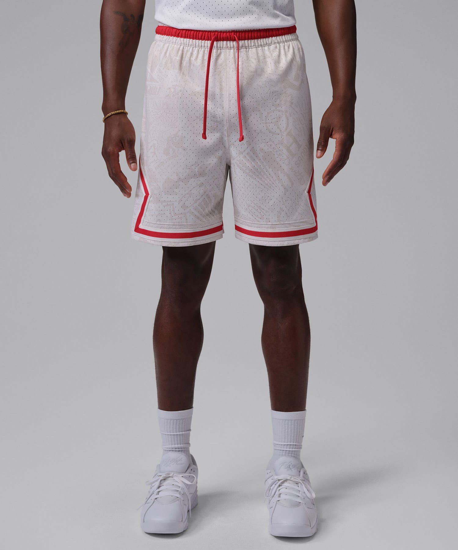 JORDAN BRAND M J DF SPRT AOP DMND SHORT WHITEの画像