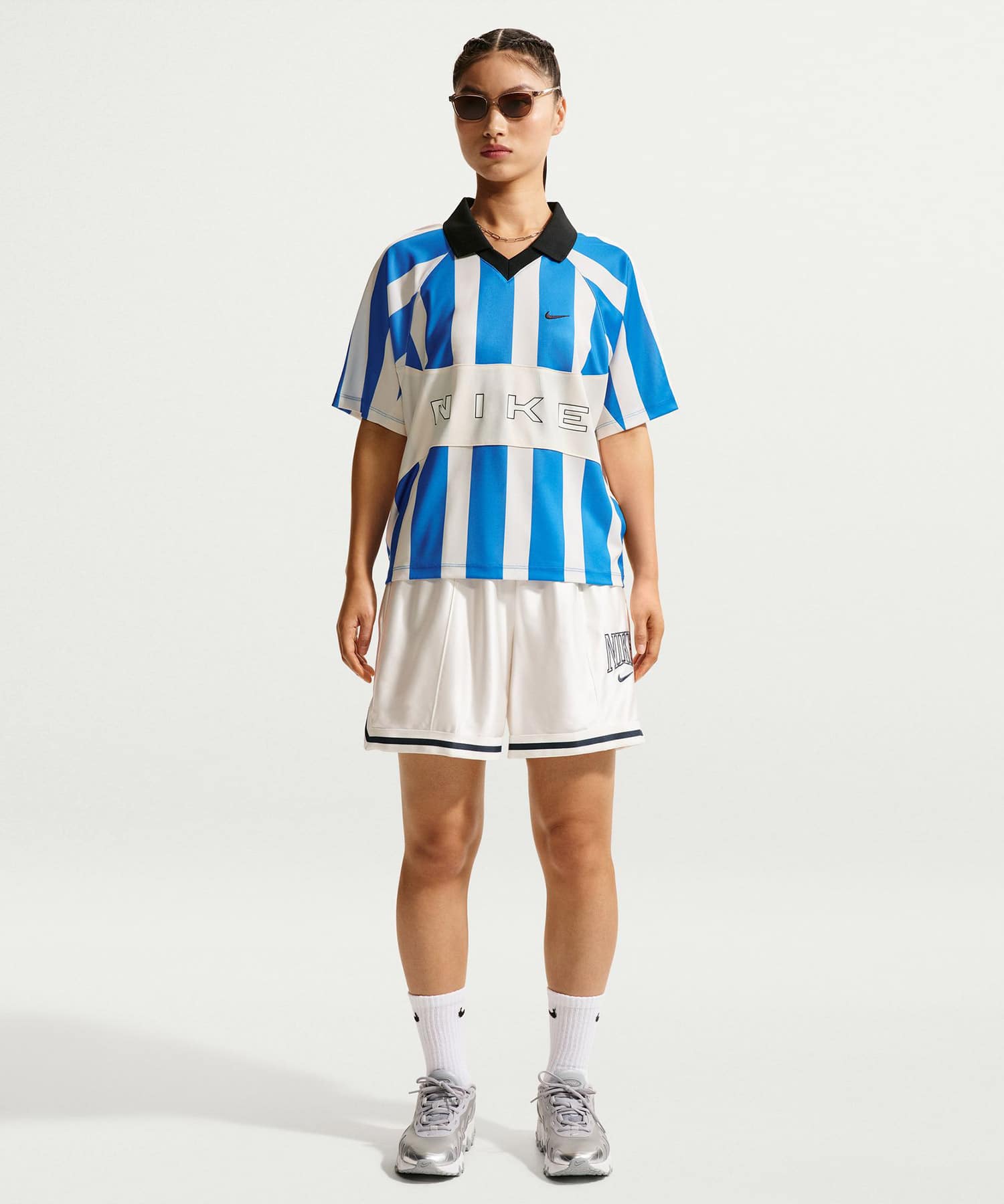 NIKE AS W NSW STREET OS SS STRP JSY LT PHOTO BLUE/CHALK/LT PHOTO BLUE/(BLACK)の画像