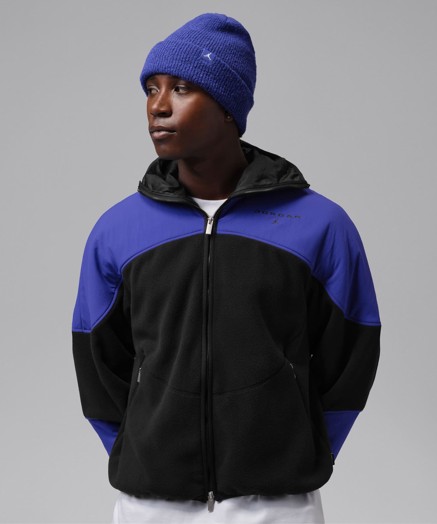 JORDAN BRAND M J FLT MTNSD TF ZIP BLACKの画像