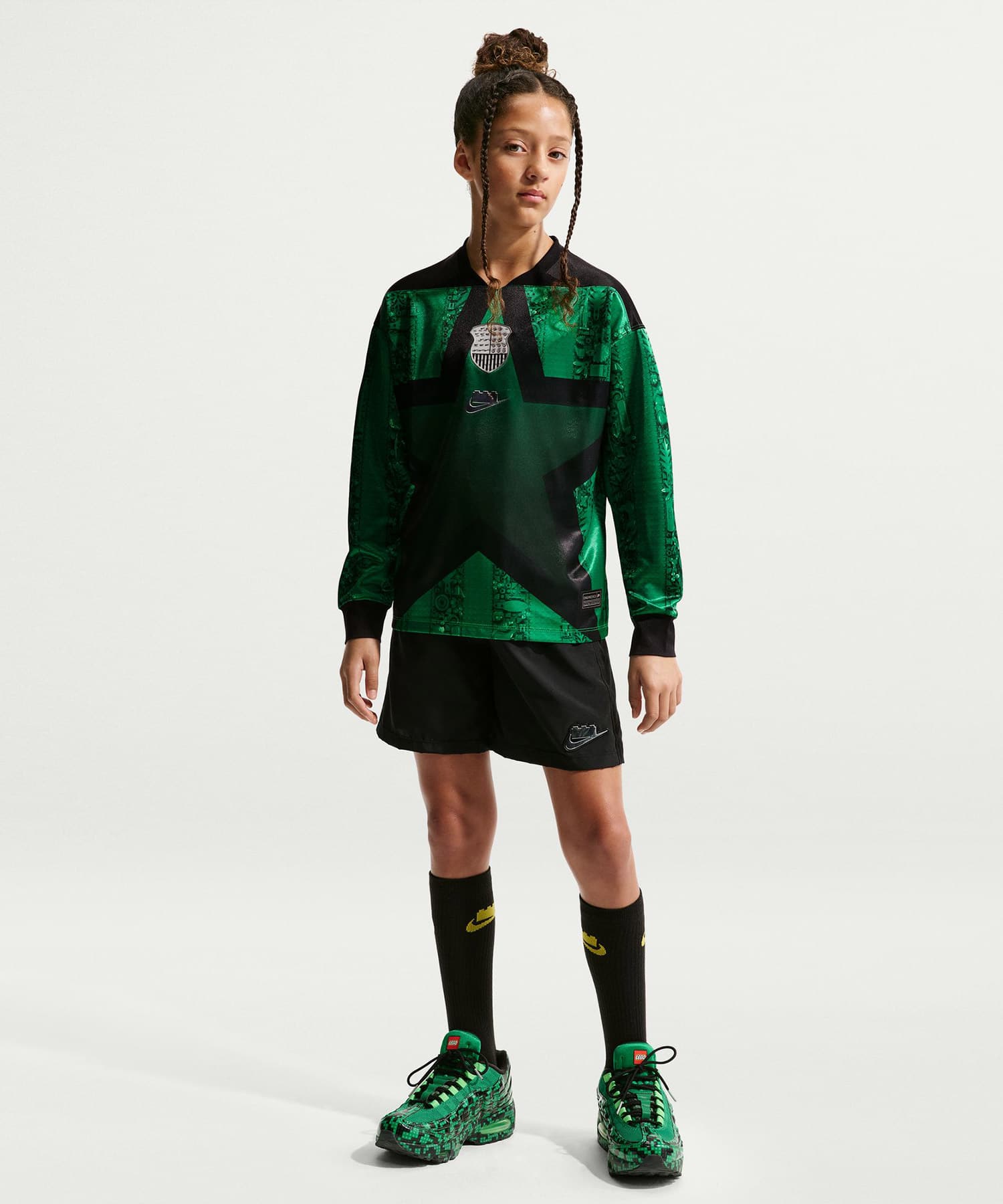 NIKE x LEGOR Collection JERSEY GK BLACKの画像