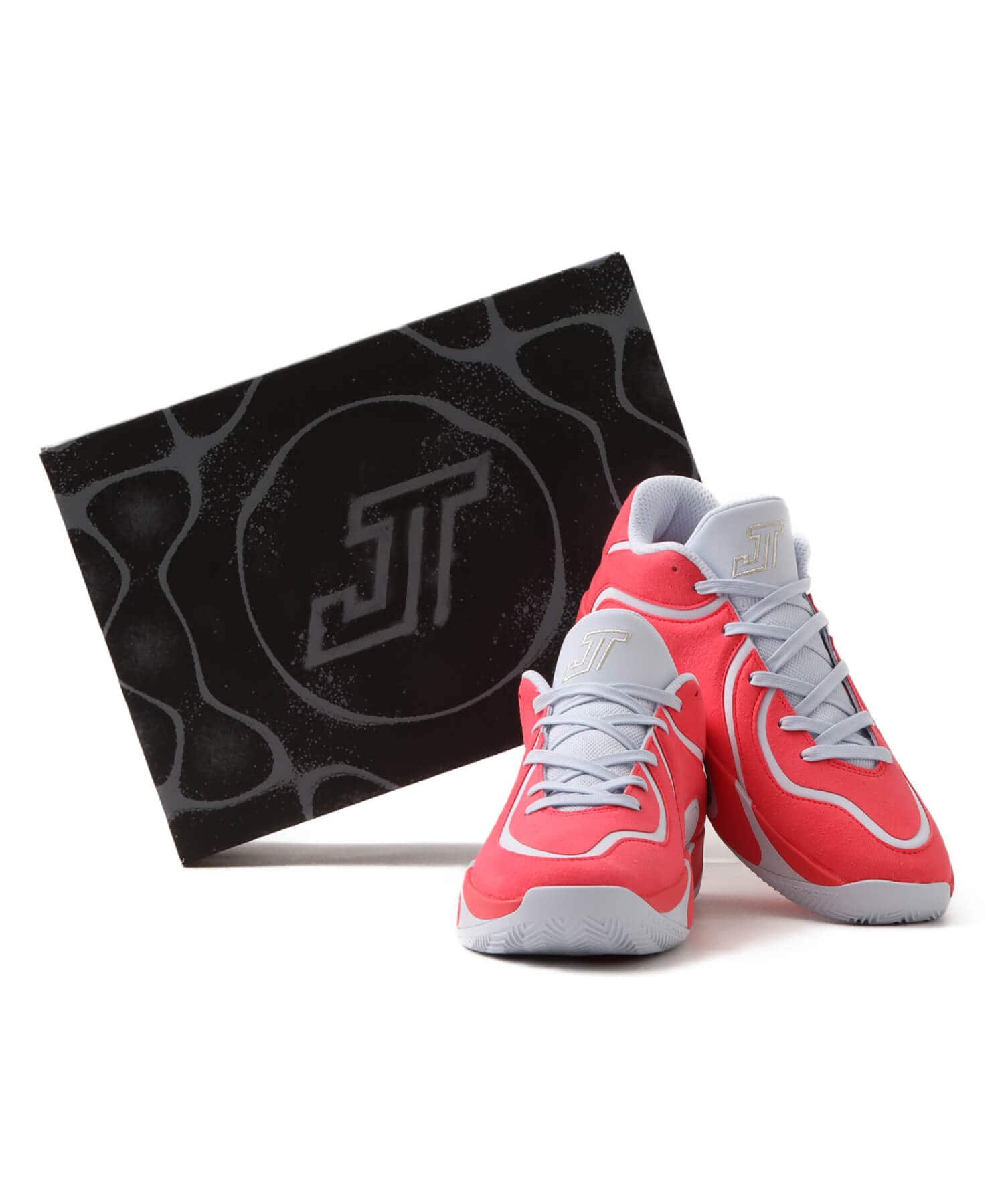 JORDAN BRAND JORDAN TATUM 4 PREM PF SIREN RED/METALLIC SILVER-FOOTBALL GREYの画像