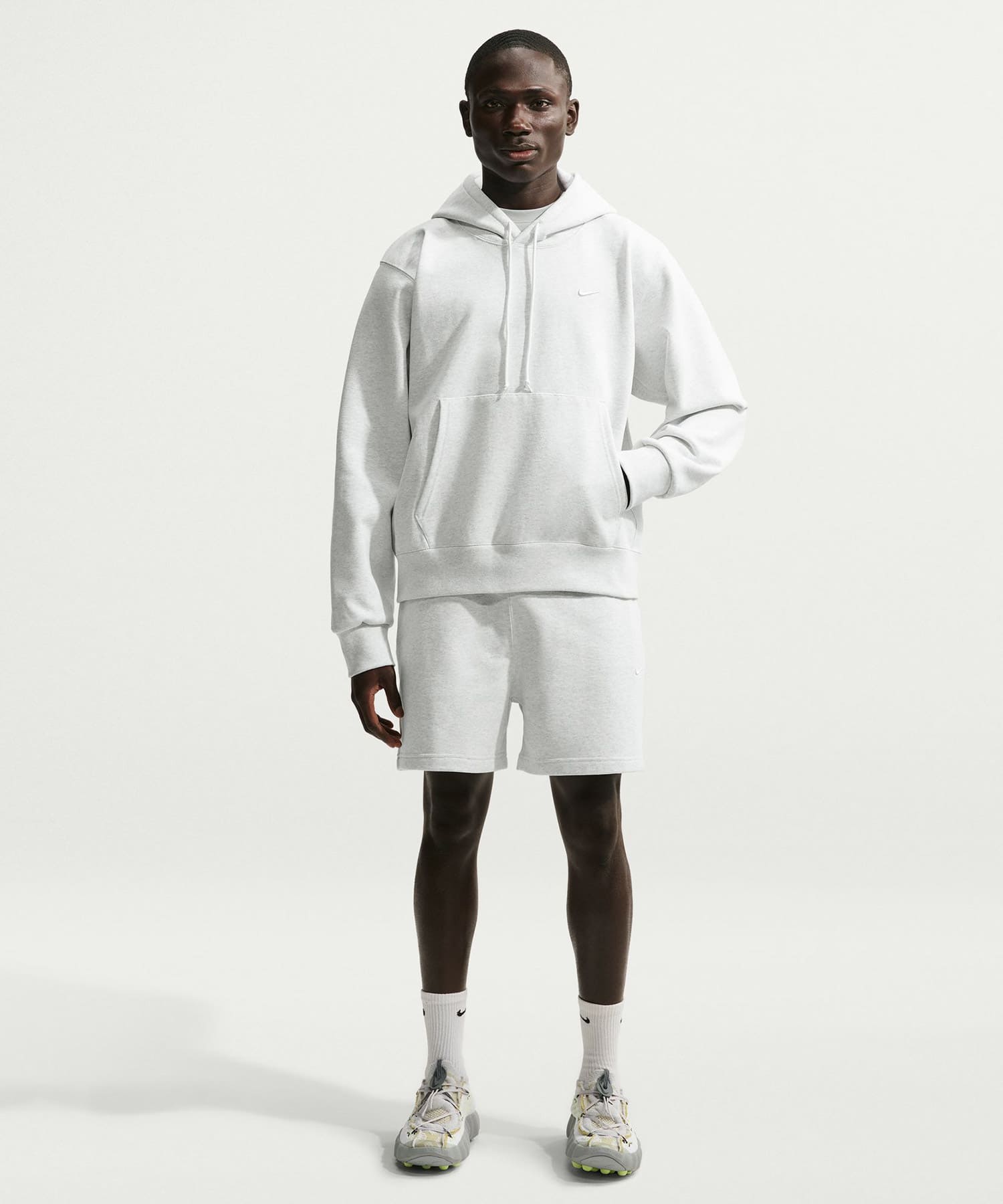 NIKE M NRG NK 560 FLEECE HOODIE BEIGEの画像