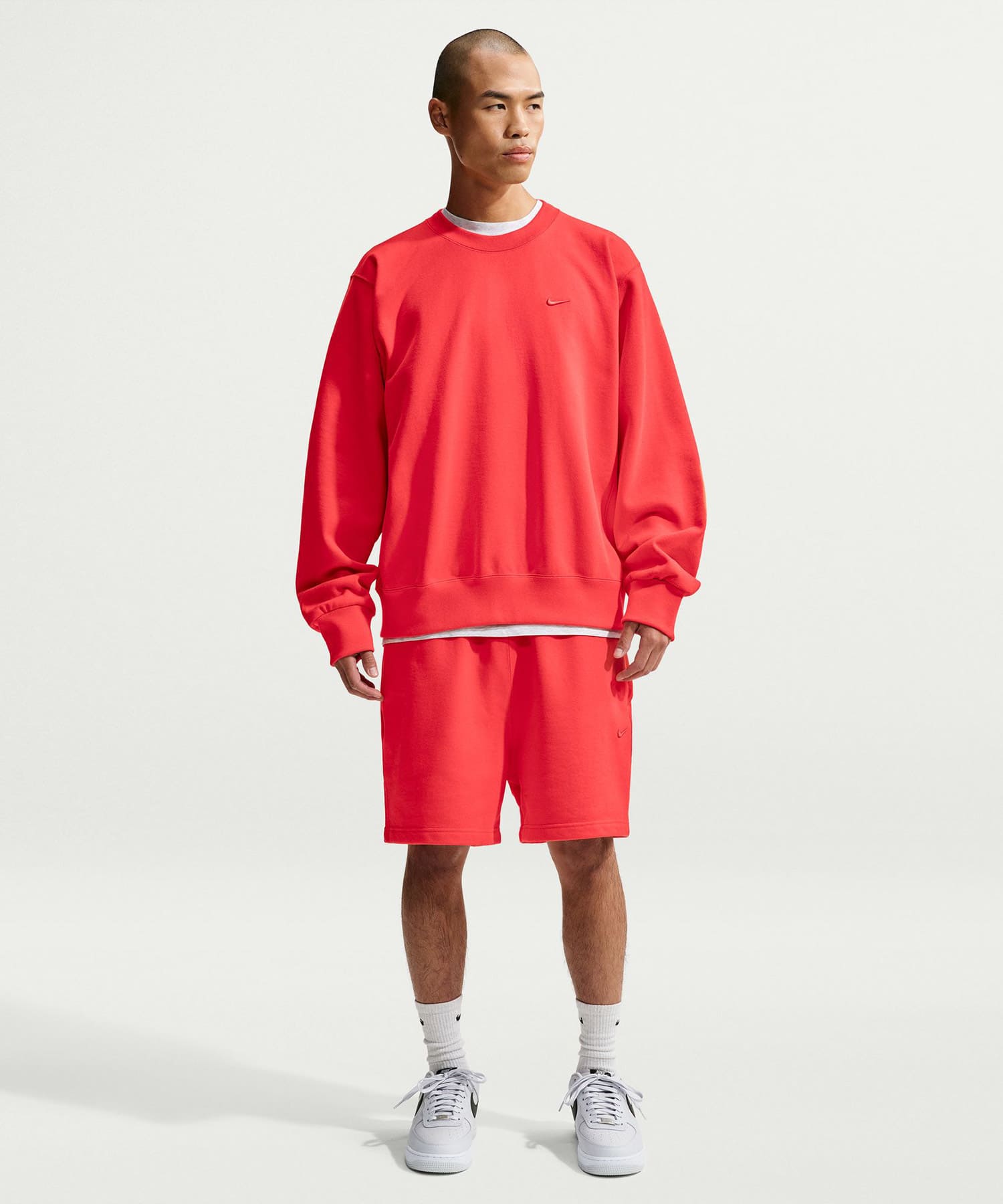 NIKE M NRG NK 560 FLEECE CREW LT CRIMSONの画像