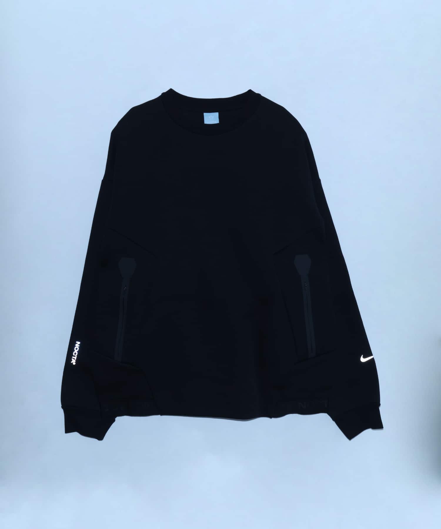 NIKE M NRG NOCTA TRAPEZOID CUT CREW BLACKの画像