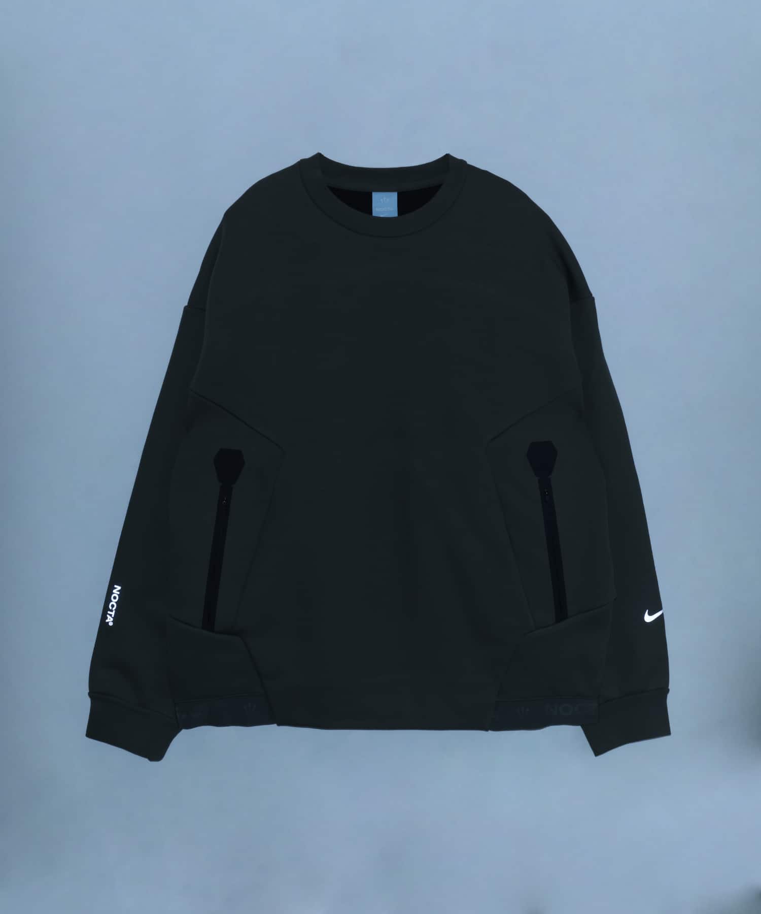 NIKE M NRG NOCTA TRAPEZOID CUT CREW OLIVEの画像