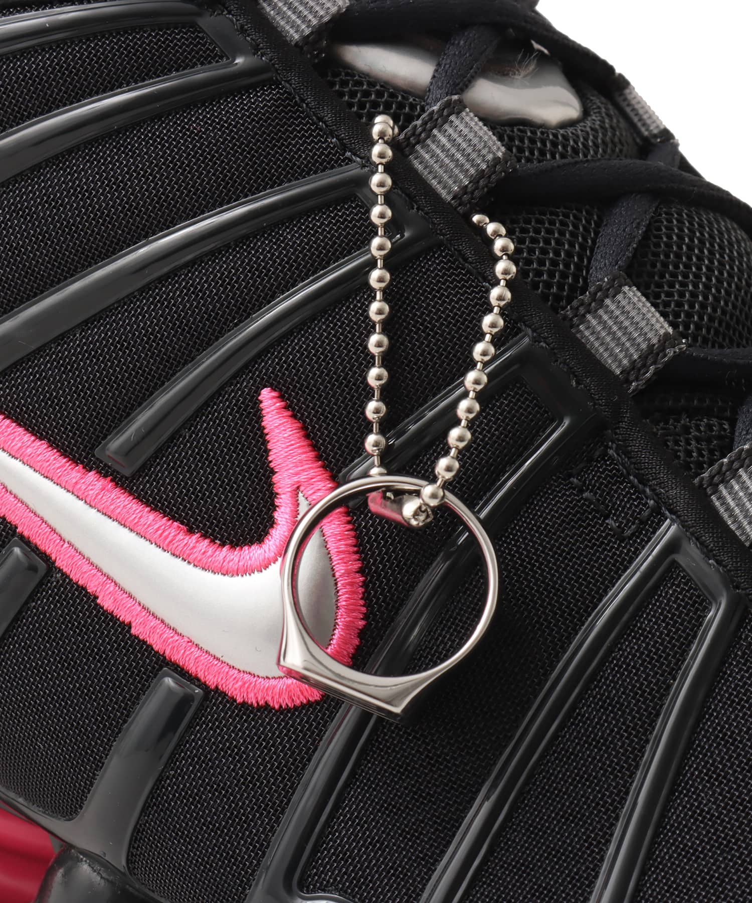 NIKE W SHOX TL OFF NOIR/METALLIC SILVER-HYPER PINKの画像