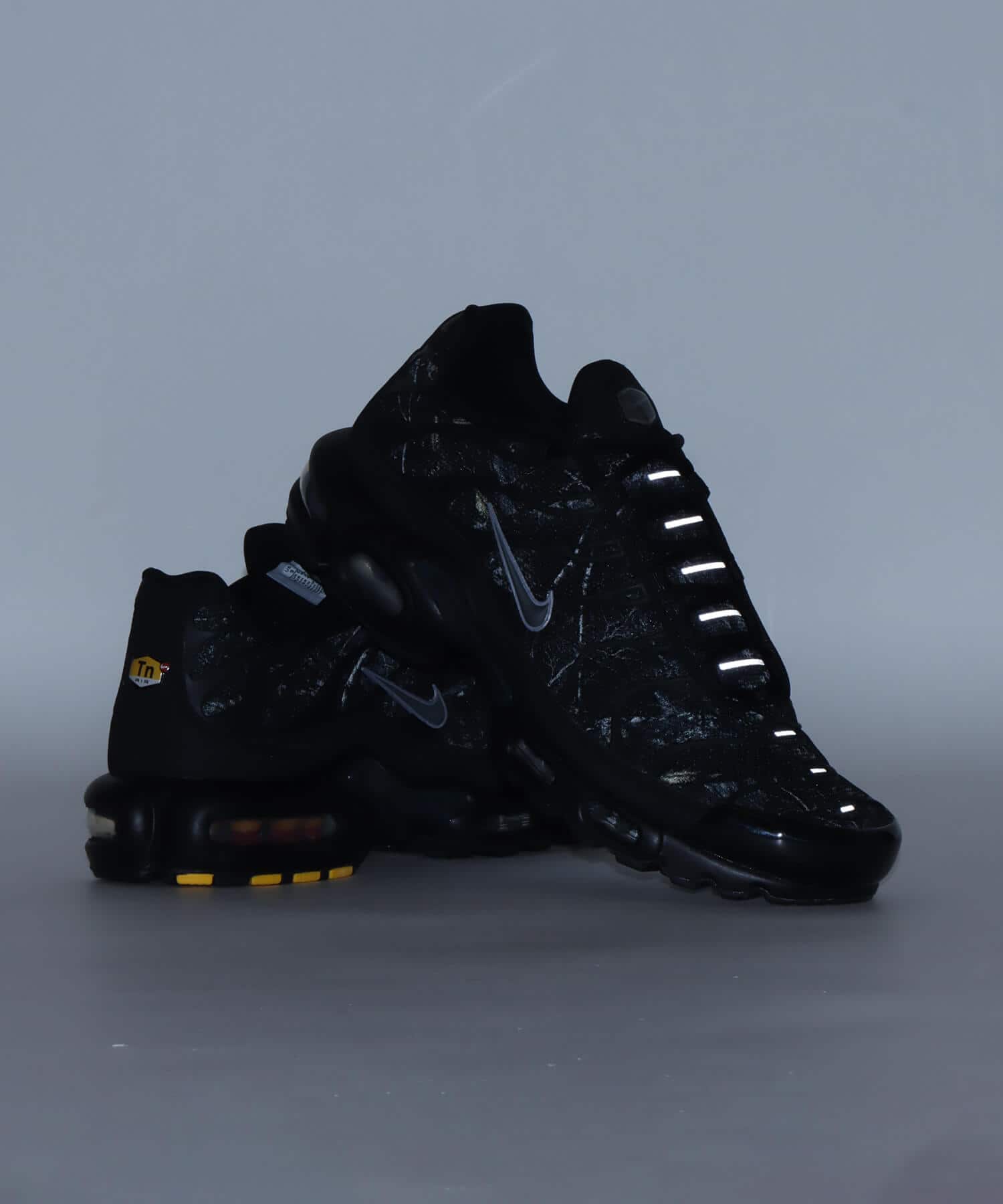 NIKE AIR MAX PLUS DK SMOKE GREY/MTLC COOL GREY-BLACKの画像